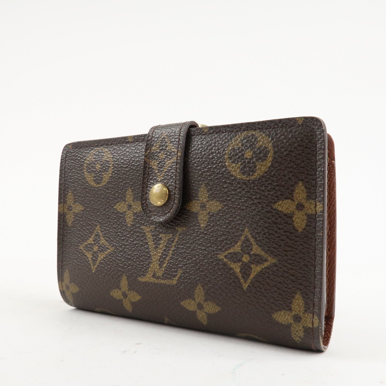 Louis Vuitton Monogram Set of 2 Porte Monnaie Billets Viennois Used