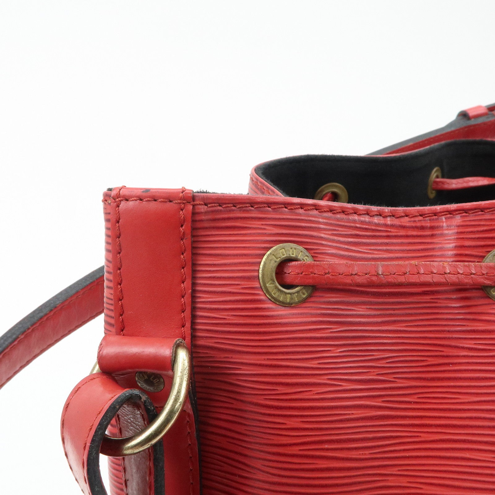 Louis Vuitton Epi Petit Noe Shoulder Bag Castilian Red M44107 Used