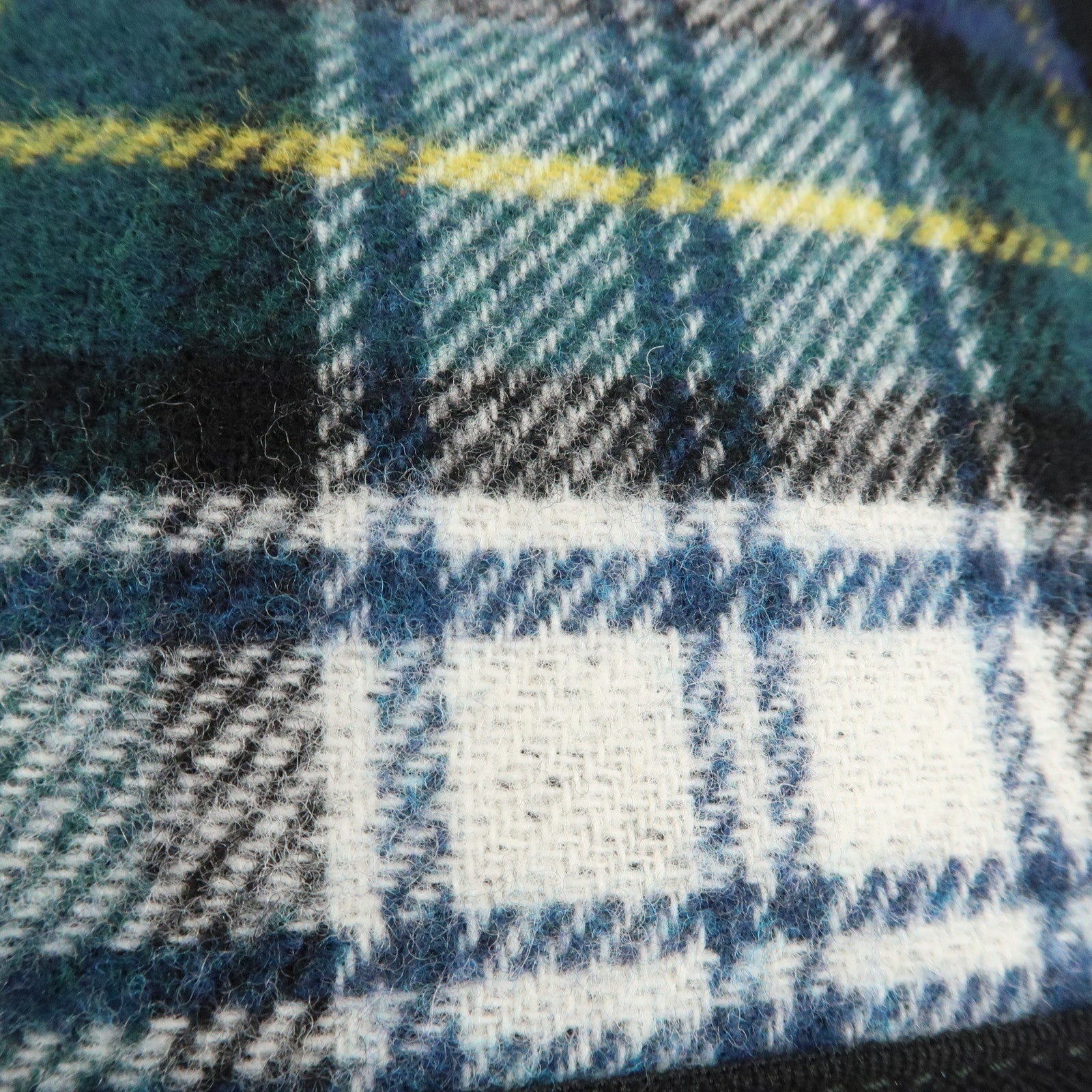 BALENCIAGA Wool Leather Navy Cabas XS Hand Bag Tote Bag 390346 Used