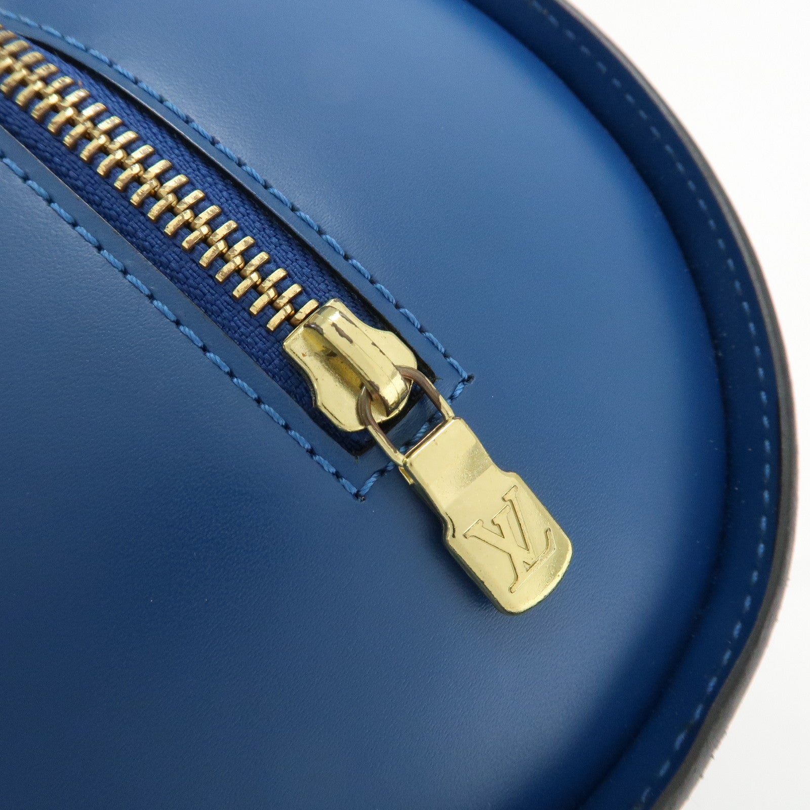 Louis Vuitton Epi Soufflot Shoulder Bag Hand Bag Blue M52225 Used