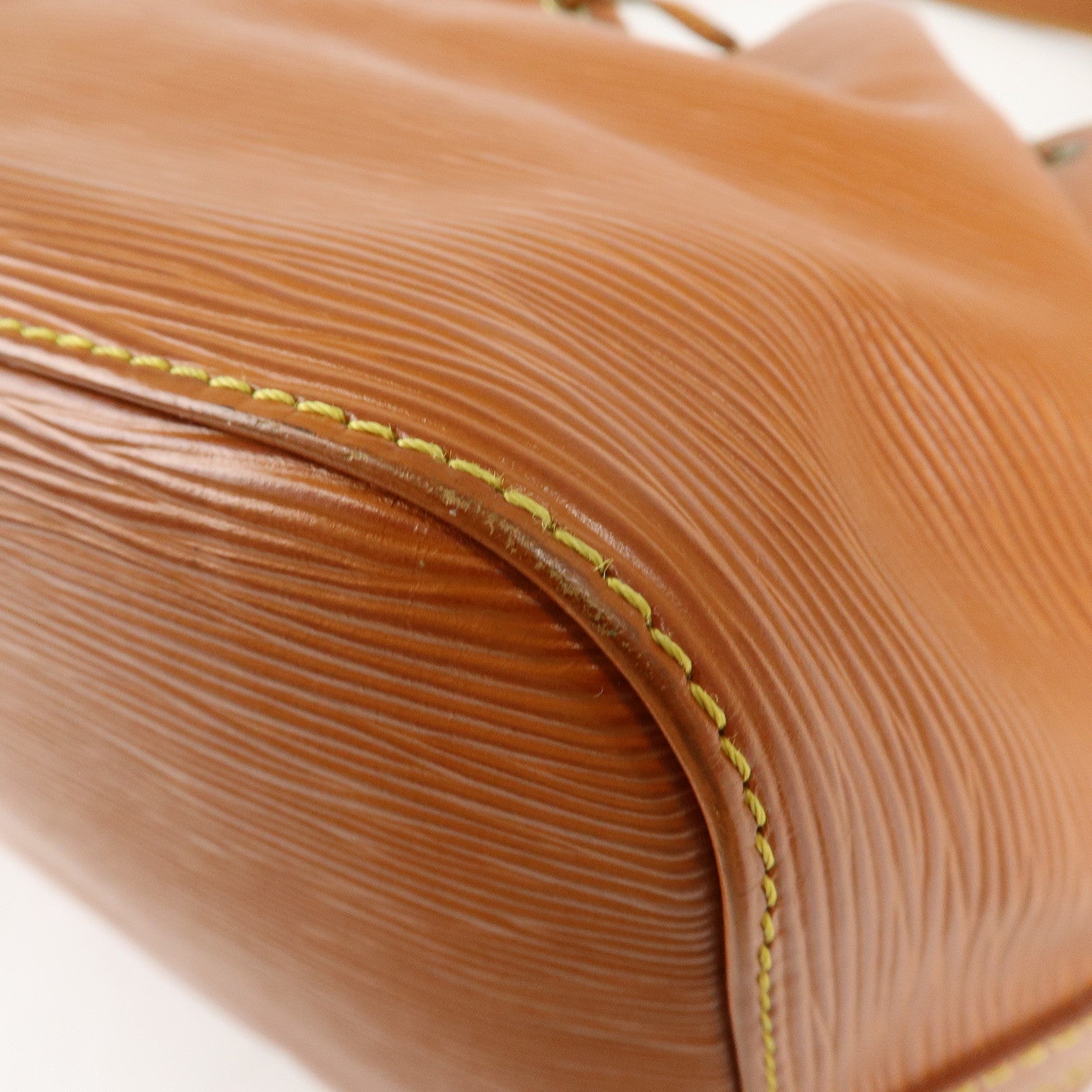 Louis Vuitton Epi Petit Noe Shoulder Bag Zipang Gold M44108 Used
