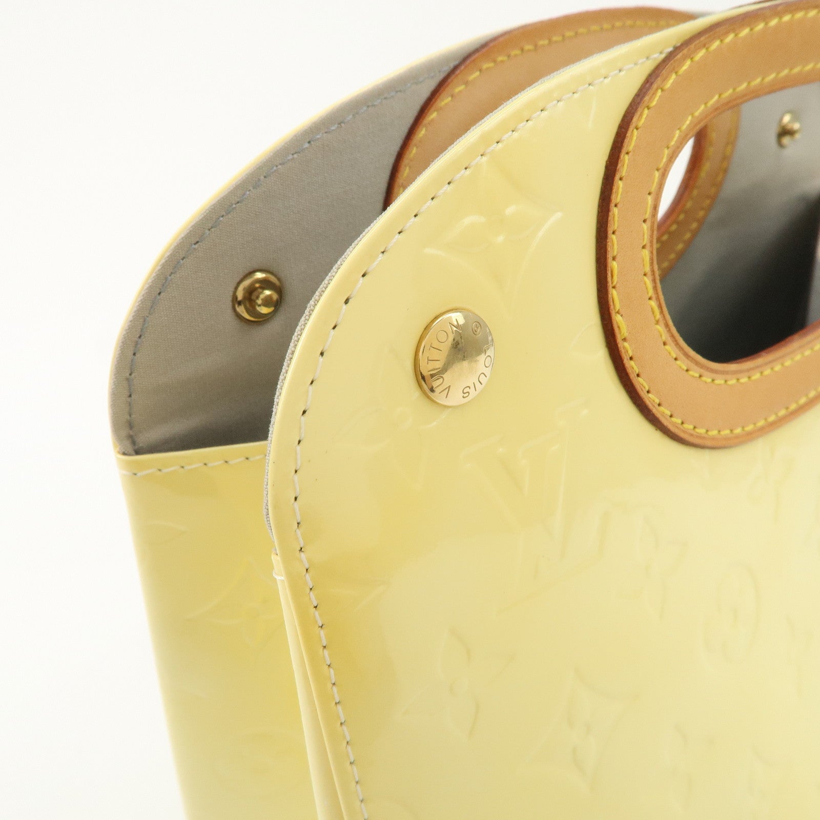 Louis Vuitton Monogram Vernis Maple Drive Hand Bag Noisettes Used