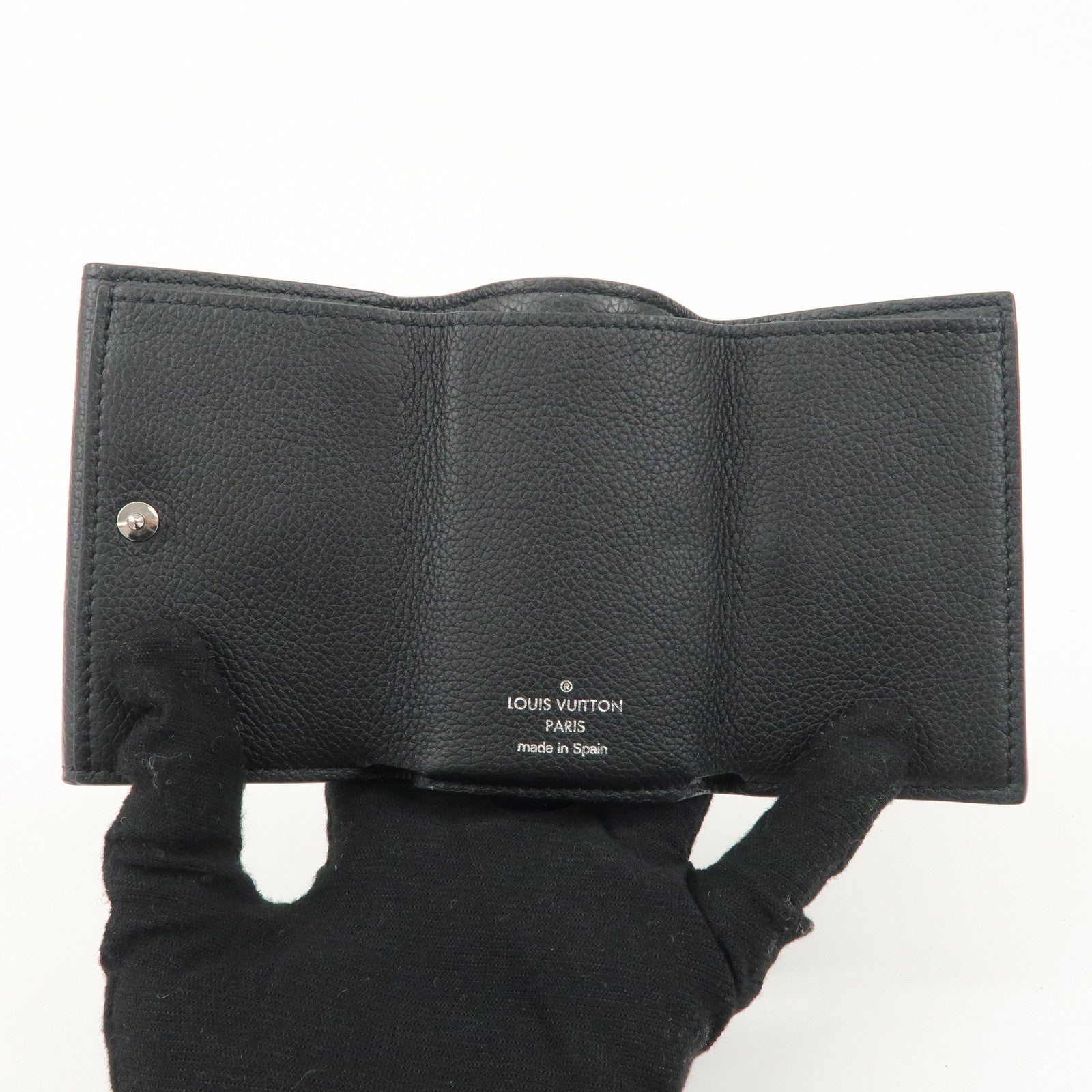 Louis Vuitton Lock Me Portefeuille Lock Mini Wallet Noir M63921 Used