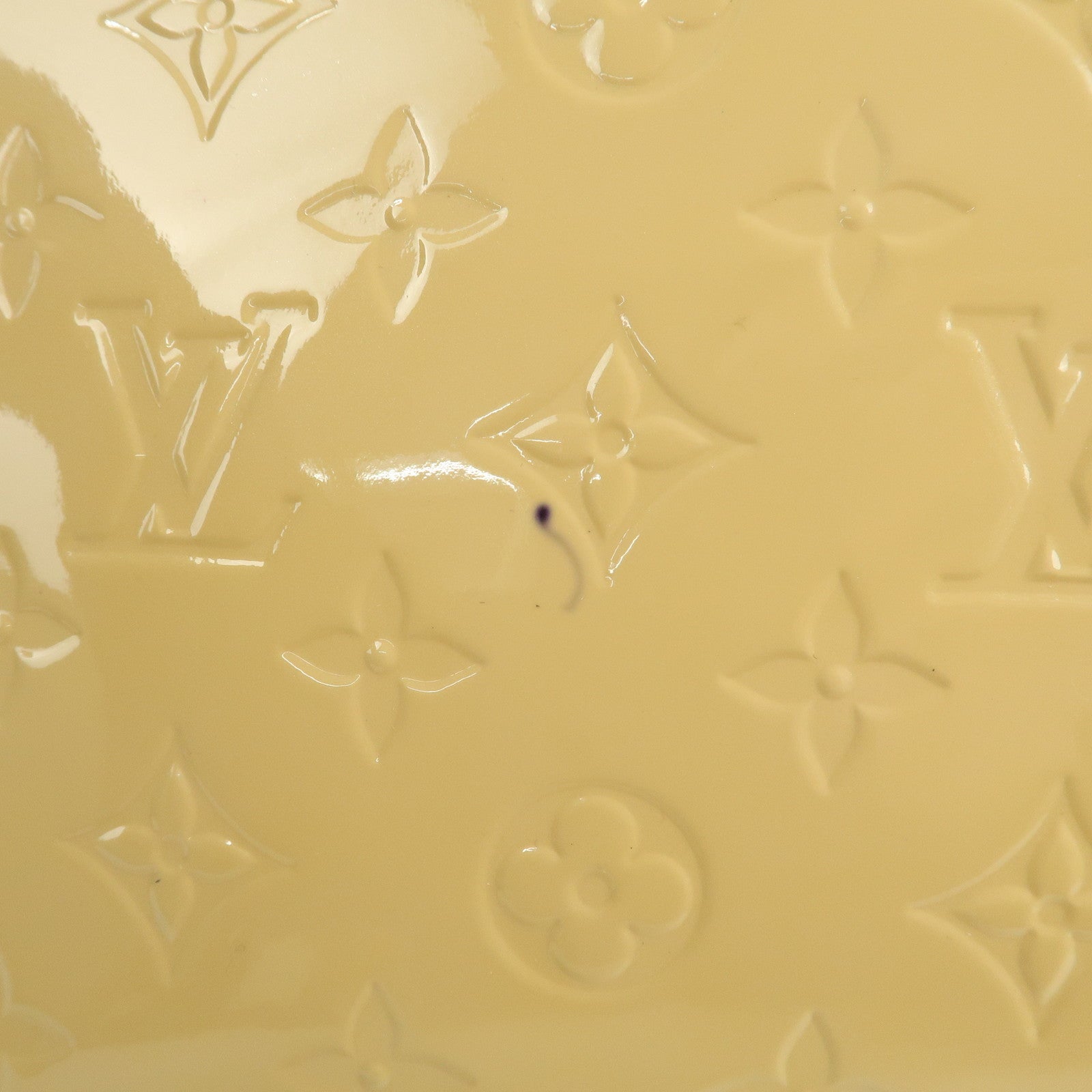 Louis Vuitton Monogram Vernis Blair MM Hand Bag Citrine M90108 Used