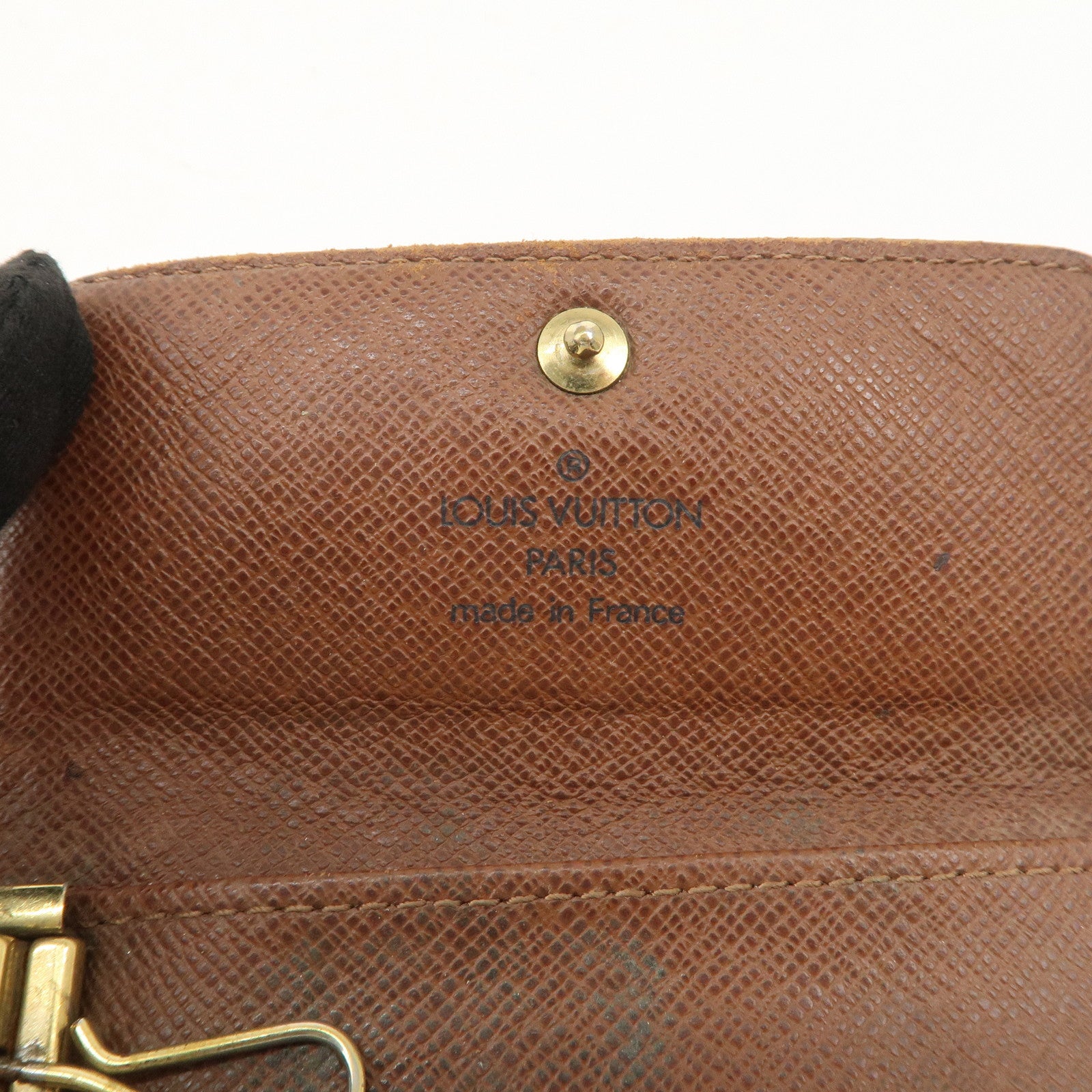 Louis Vuitton Monogram Epi Set of 3 Multicles 4 Key Case Blue Red Used