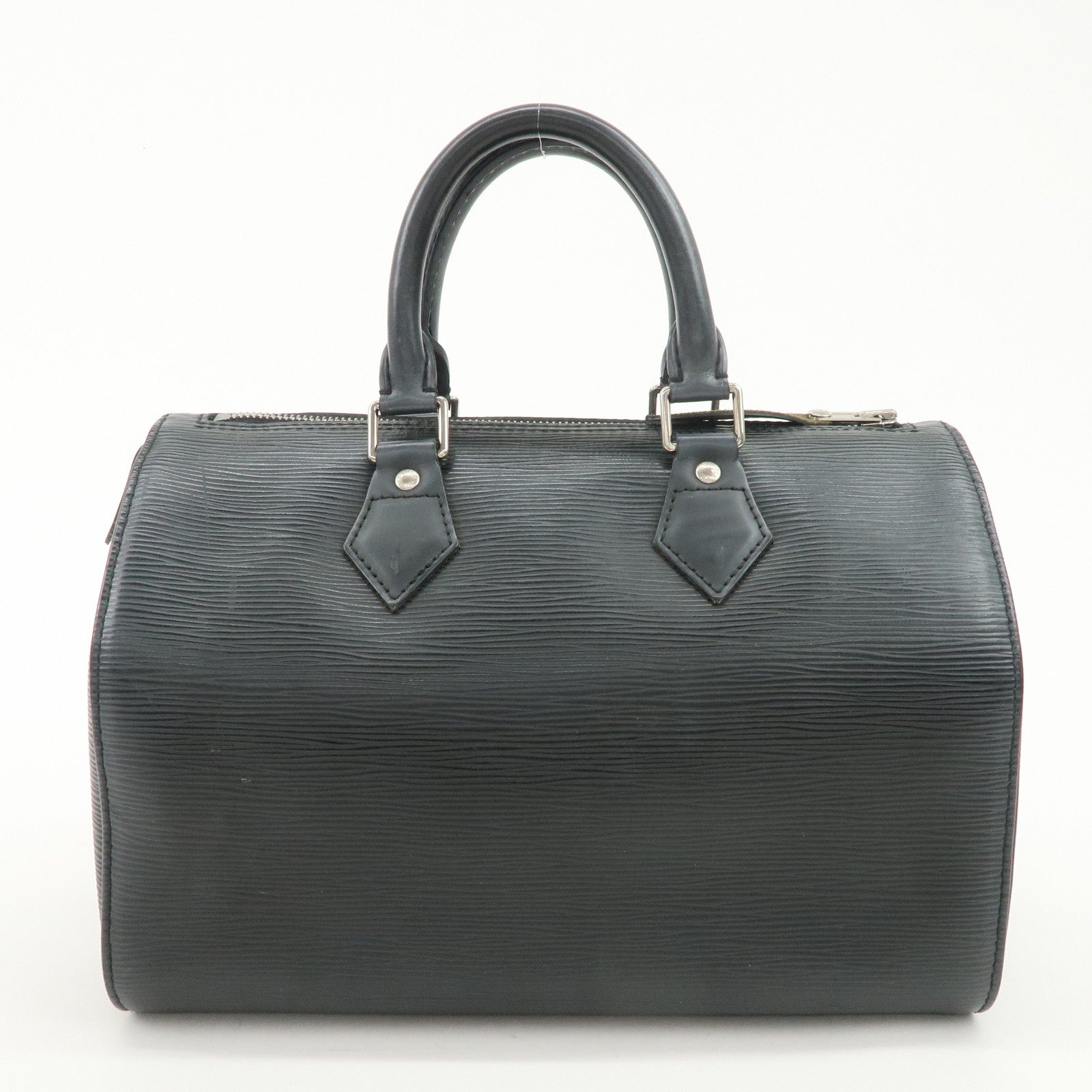 Louis Vuitton Epi Leather Speedy 25 Hand Bag Boston Bag Noir M59032