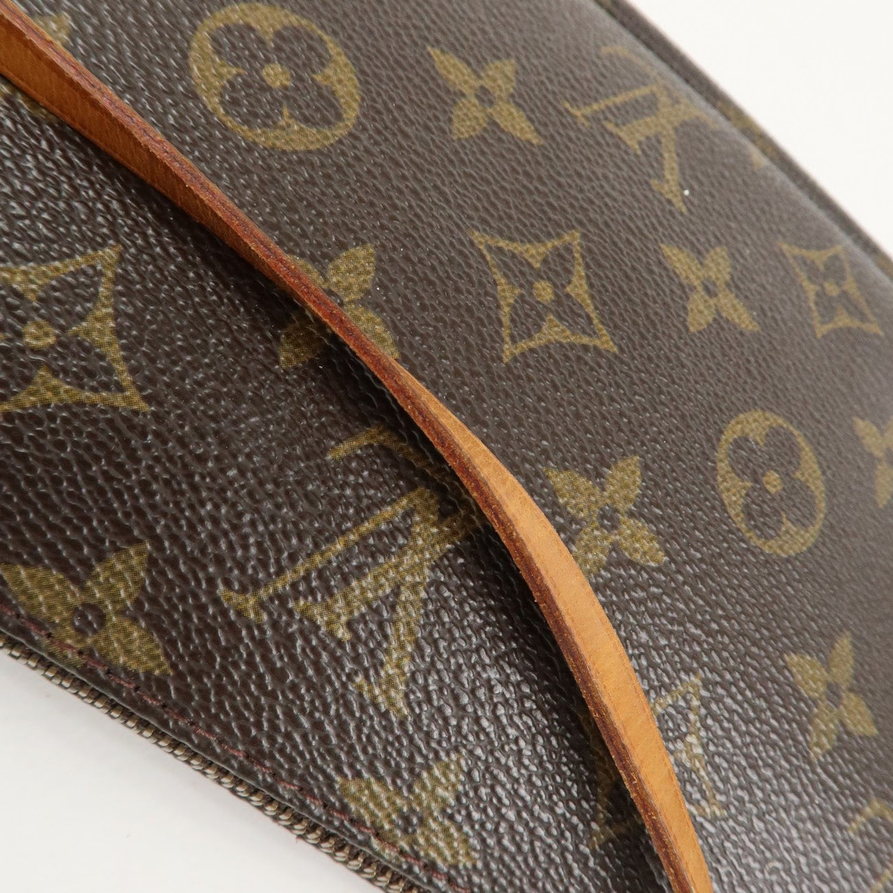 Louis Vuitton Monogram Pochette Accessoires Hand Bag Brown M51980 Used