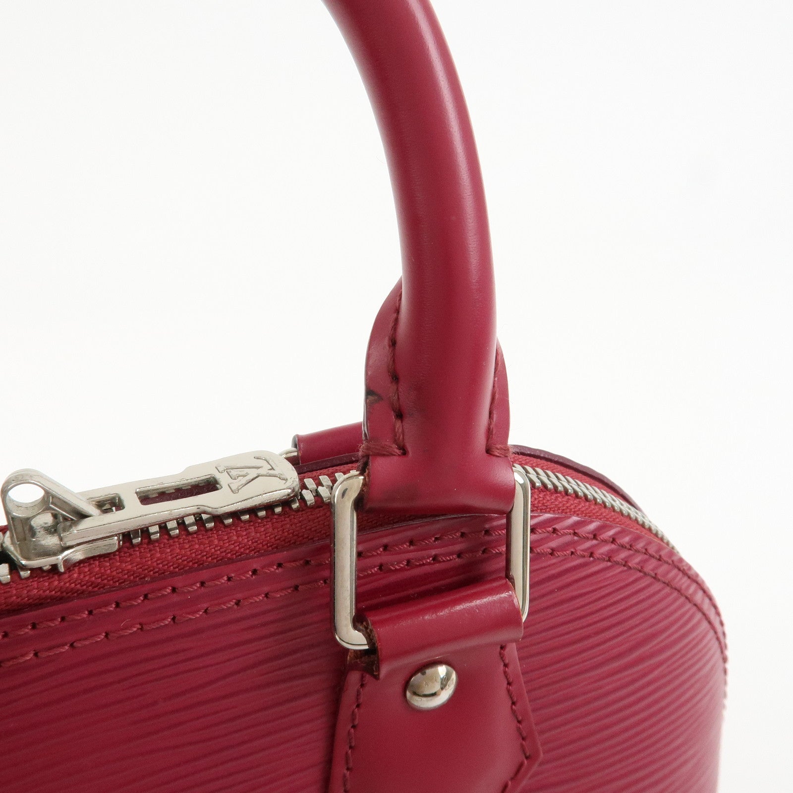 Louis Vuitton Epi Alma BB Hand Bag Shoulder Bag Fuchsia M40851