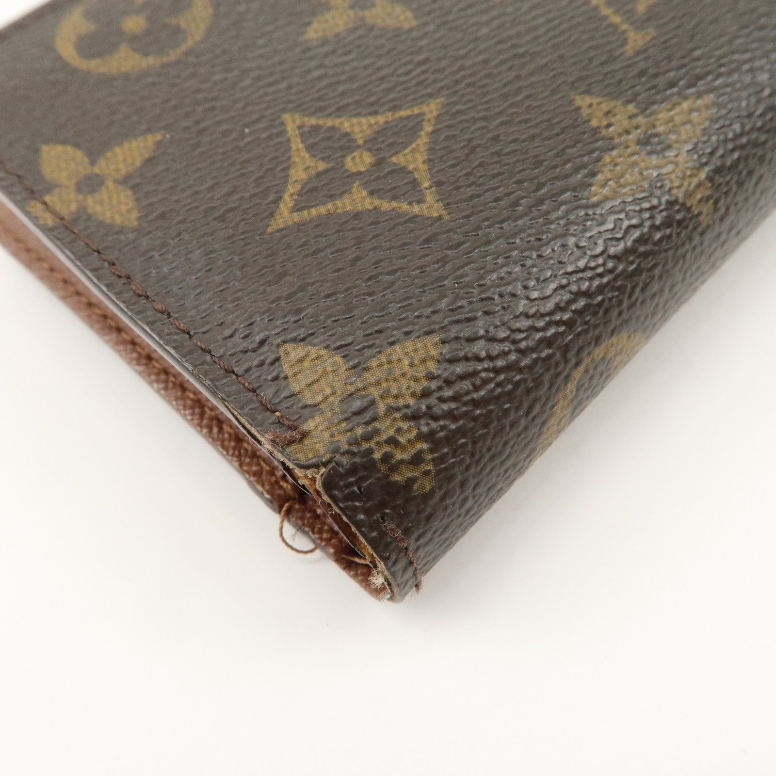 Louis Vuitton Set of 2 Monogram Damier Bi-fold Wallet M61207 N61664 Used