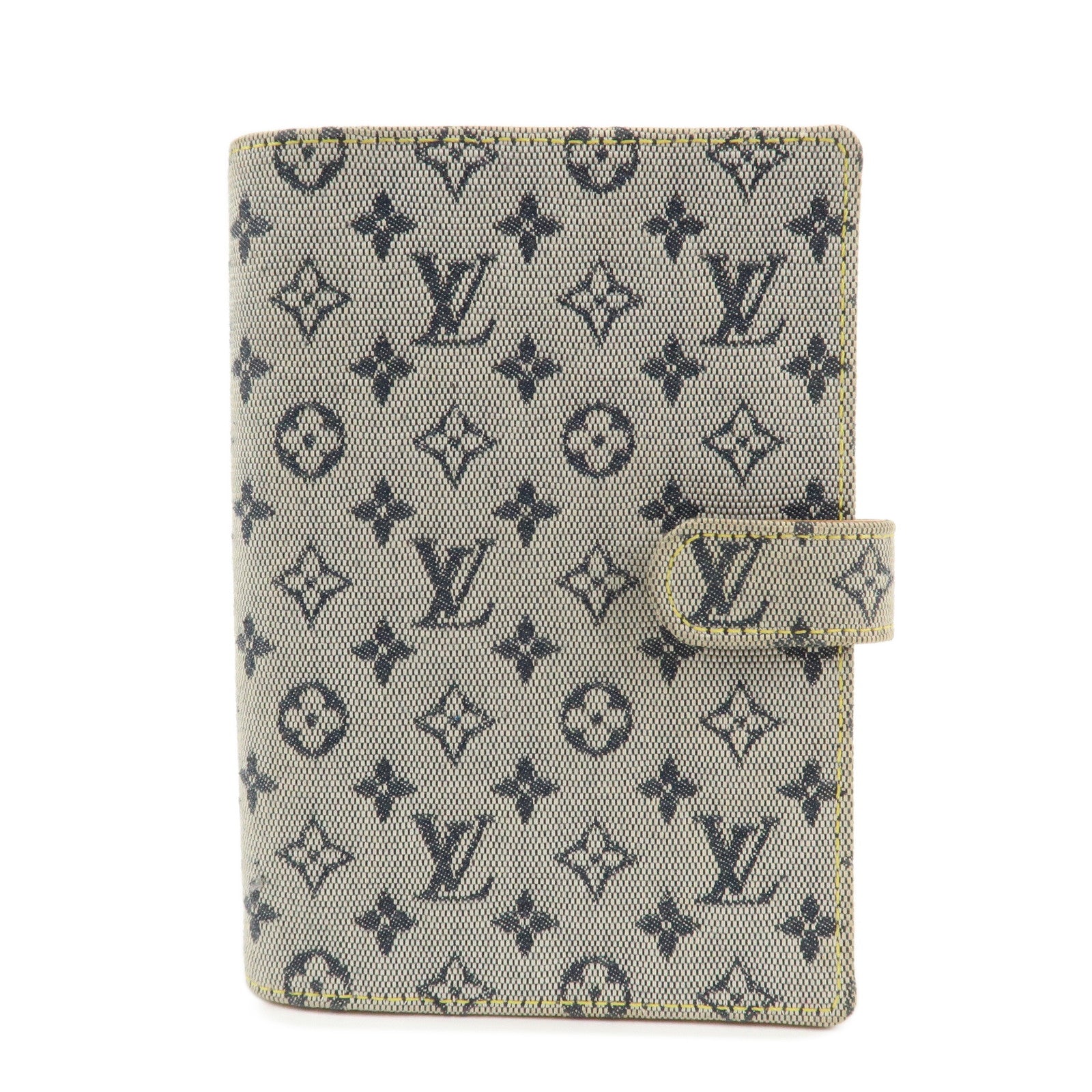 Louis Vuitton Monogram Mini Agenda PM Planner Cover Blue R20910