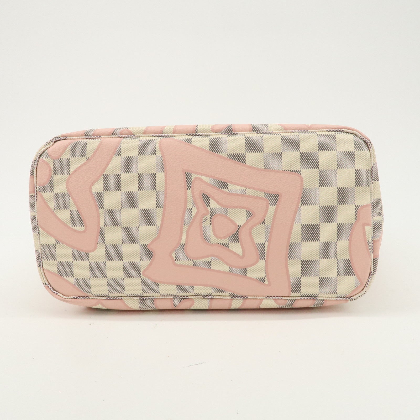 Louis Vuitton Damier Azur Tahiti Neverfull MM Bag & Pouch N41050