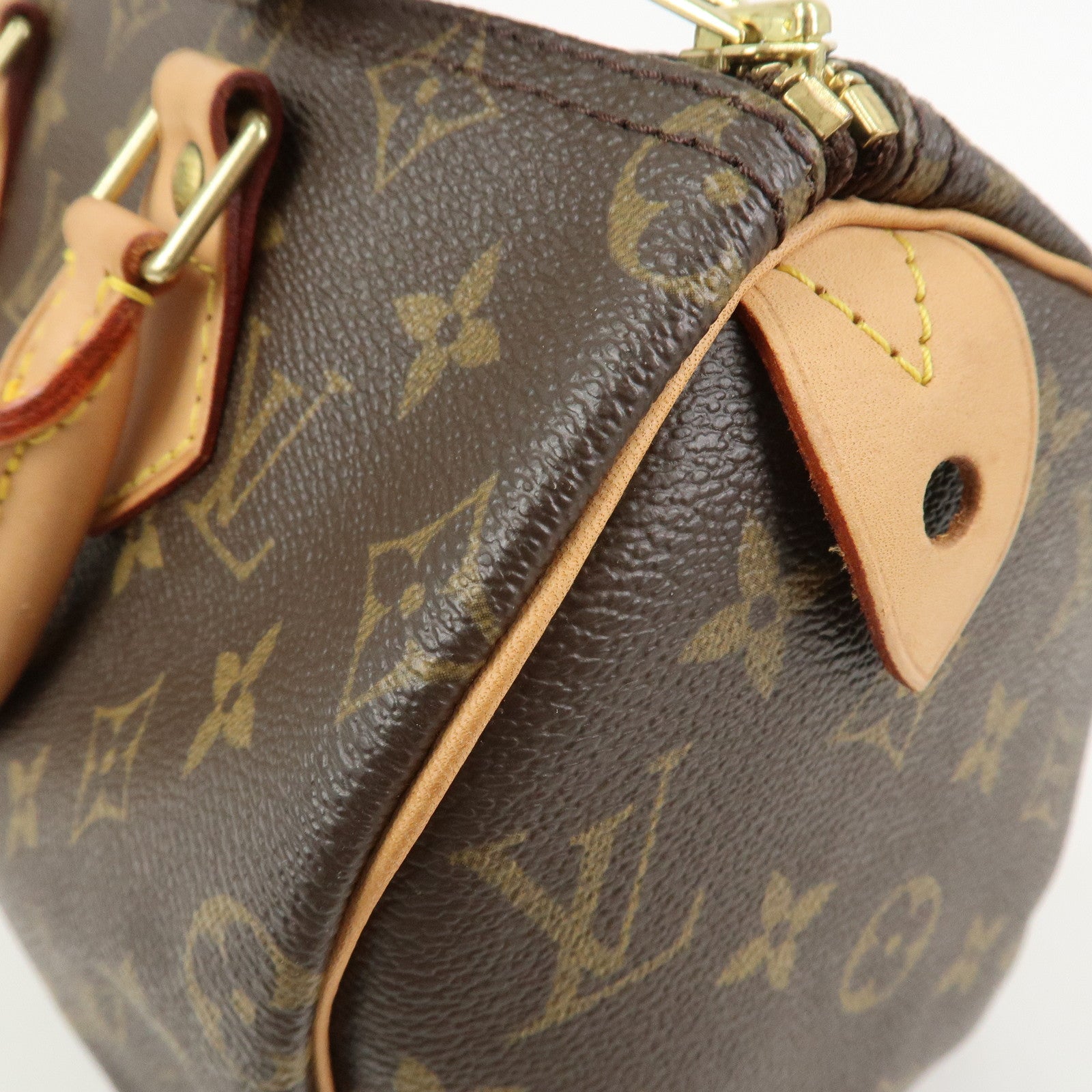 Louis Vuitton Monogram Speedy 25 Boston Bag Hand Bag Brown M41528