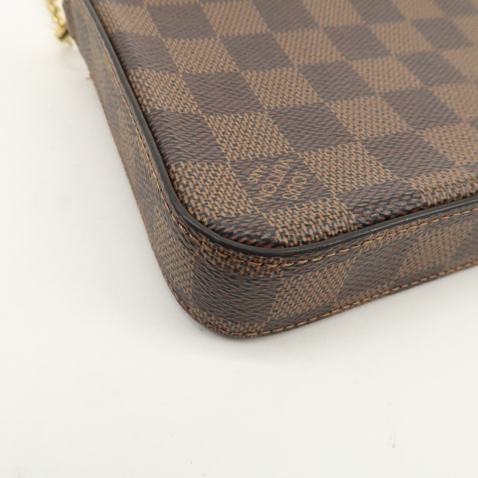 Louis Vuitton Damier Pochette Felicie Shoulder Bag Brown M63032