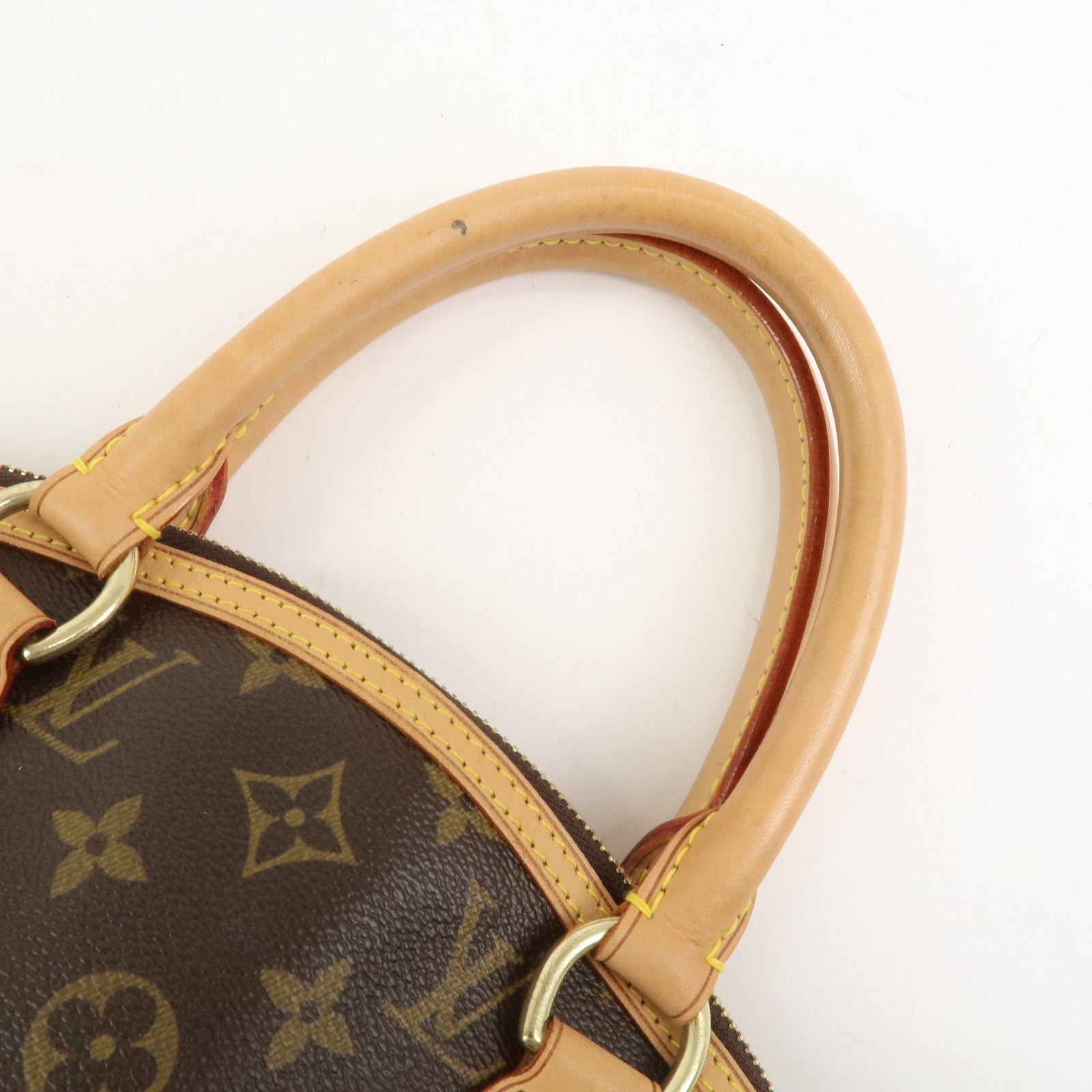 Louis Vuitton Monogram Lockit PM Hand Bag Tote Bag Brown M40102