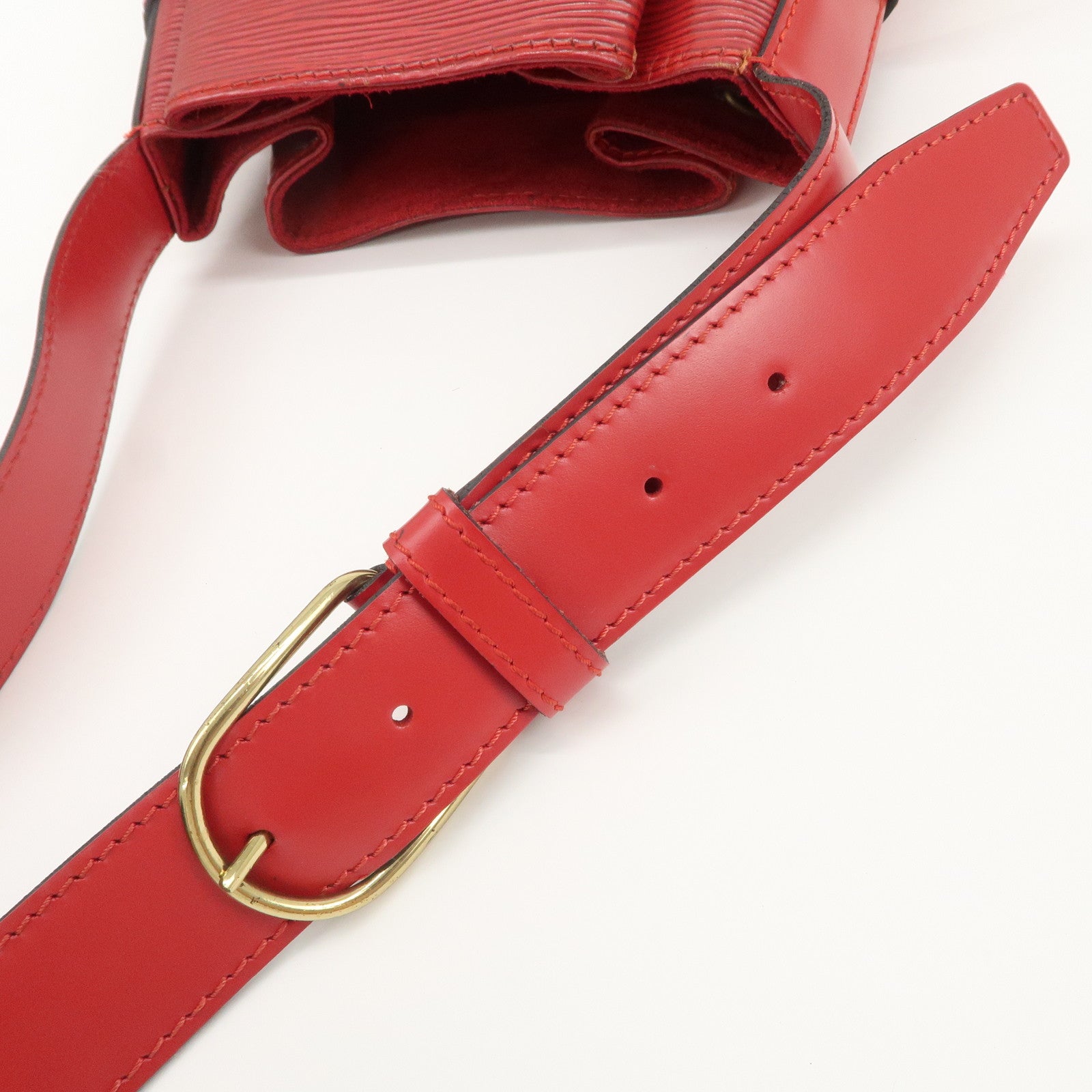 Louis Vuitton Epi Sac de Paul Shoulder Bag Castilian Red M80207