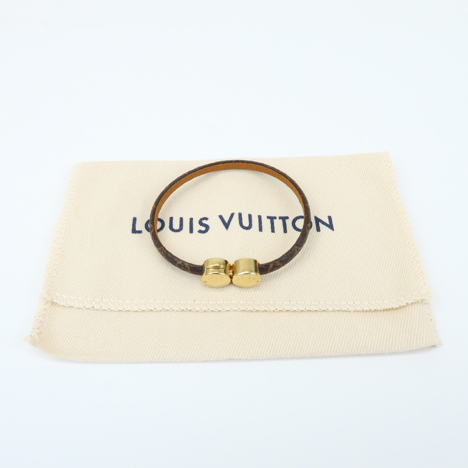 Louis Vuitton Monogram Historic Mini Bracelet Size 17 M6407F