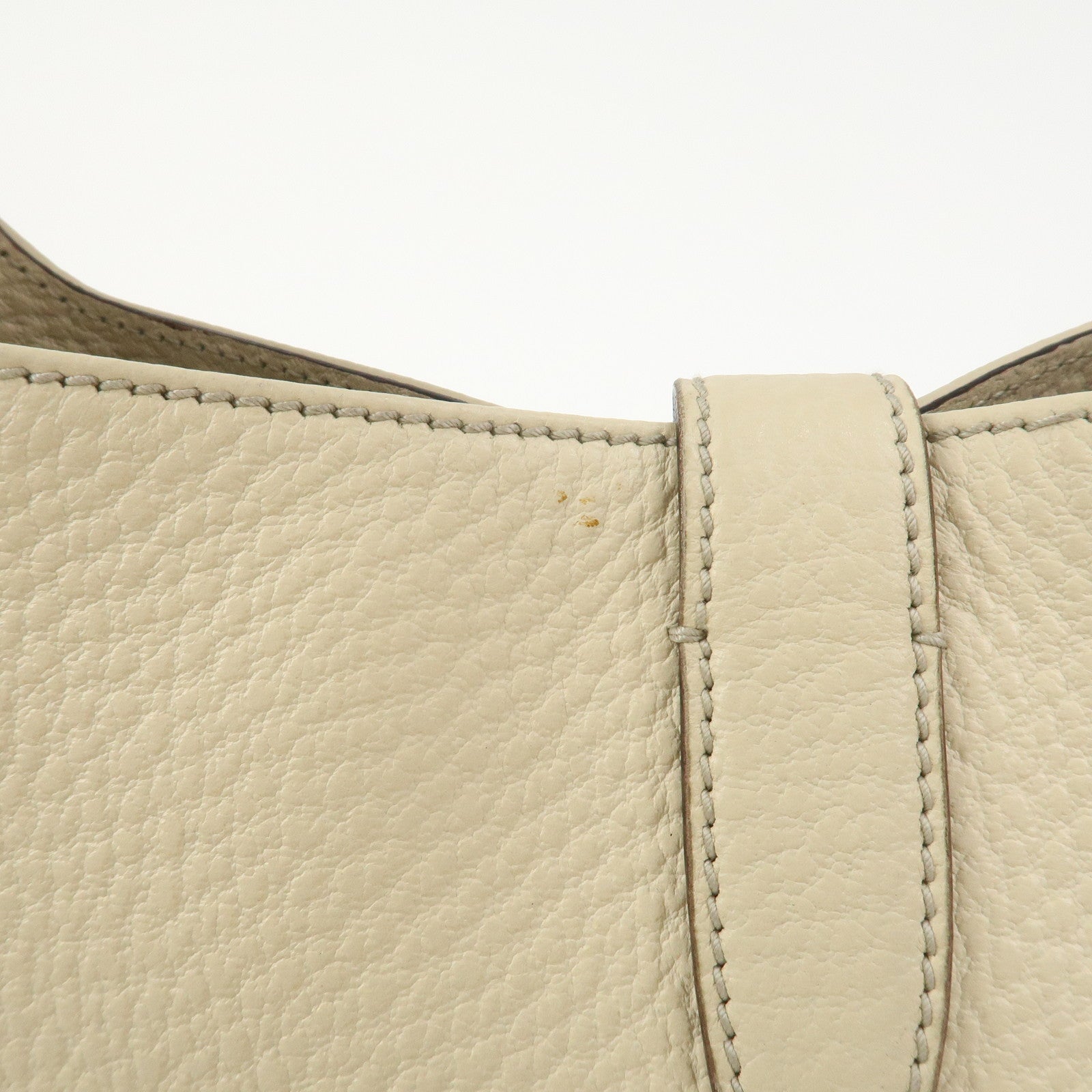 GUCCI New Jackie Leather Shoulder Bag Hand Bag Ivory 137335