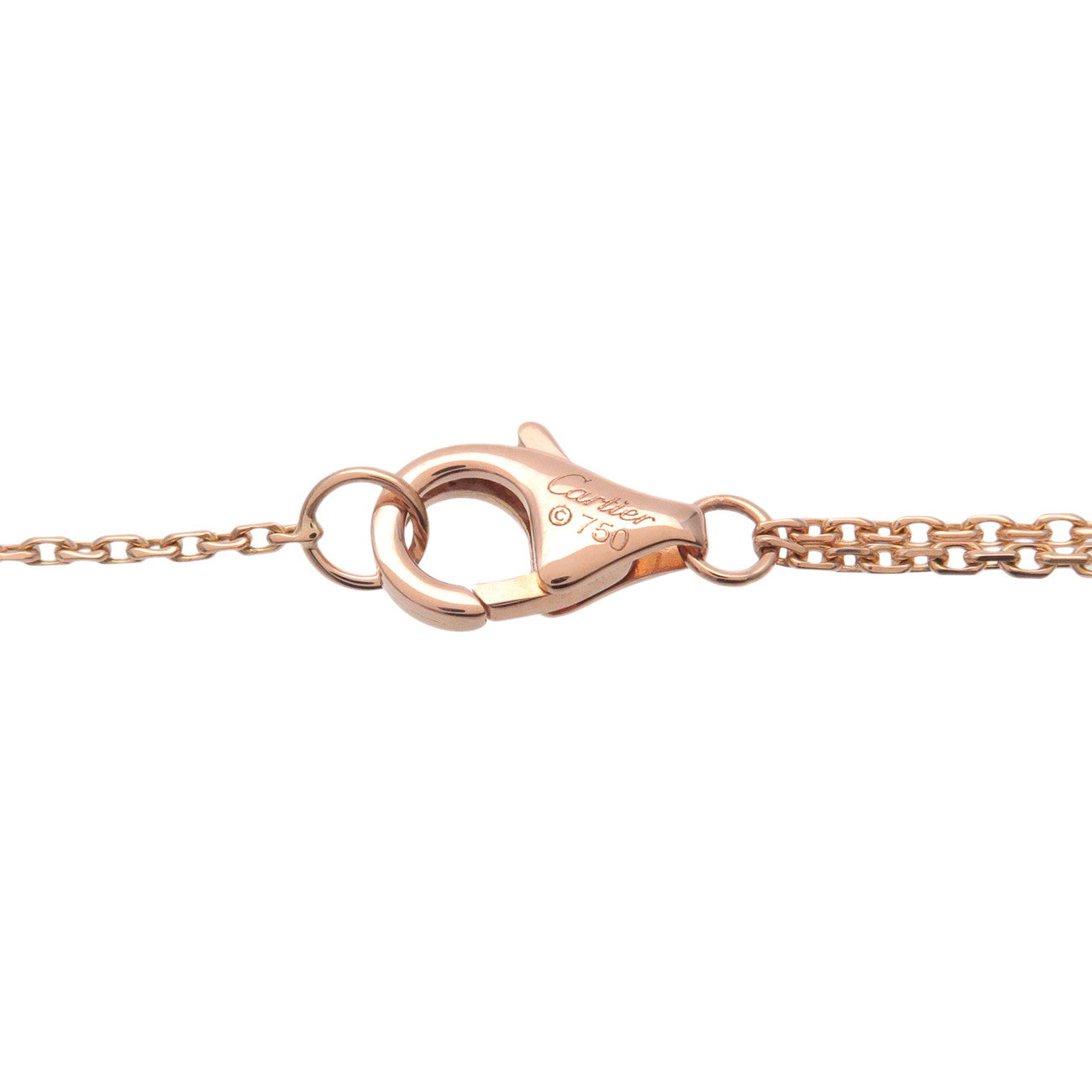 Cartier Sweet Trinity Necklace K18 750 Yellow White Rose Gold