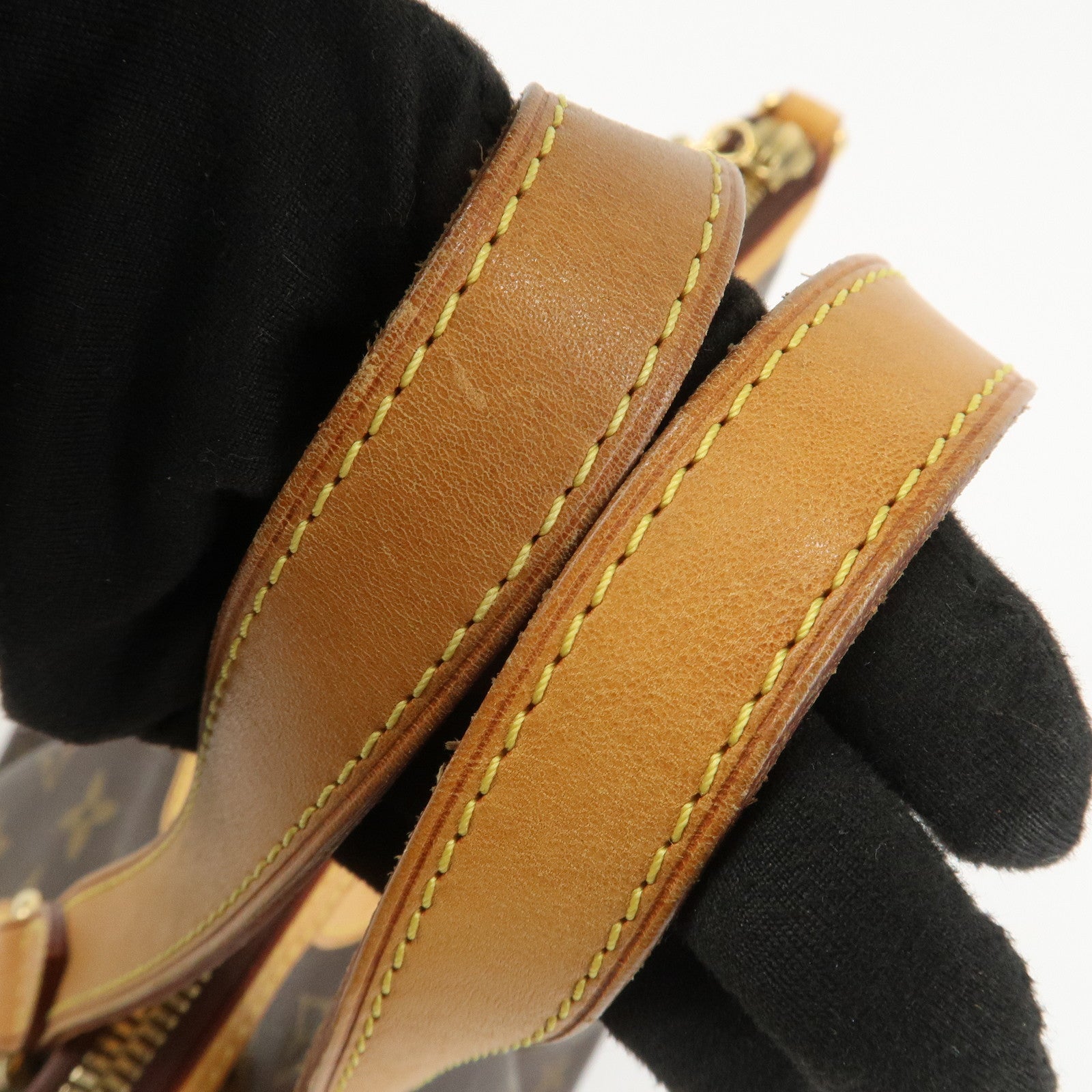 Louis Vuitton Monogram Palermo PM 2Way Bag Hand Bag Brown M40145