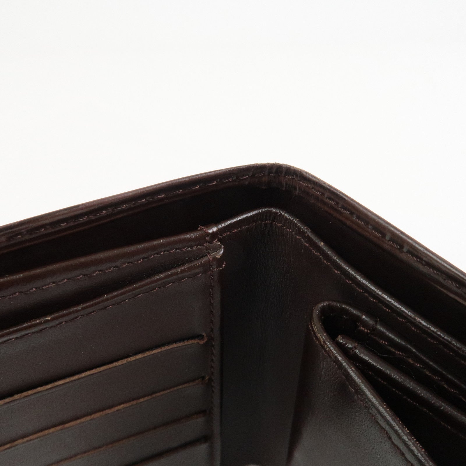 Louis Vuitton Epi Porte Billets Compact Wallet Mocha M6355D