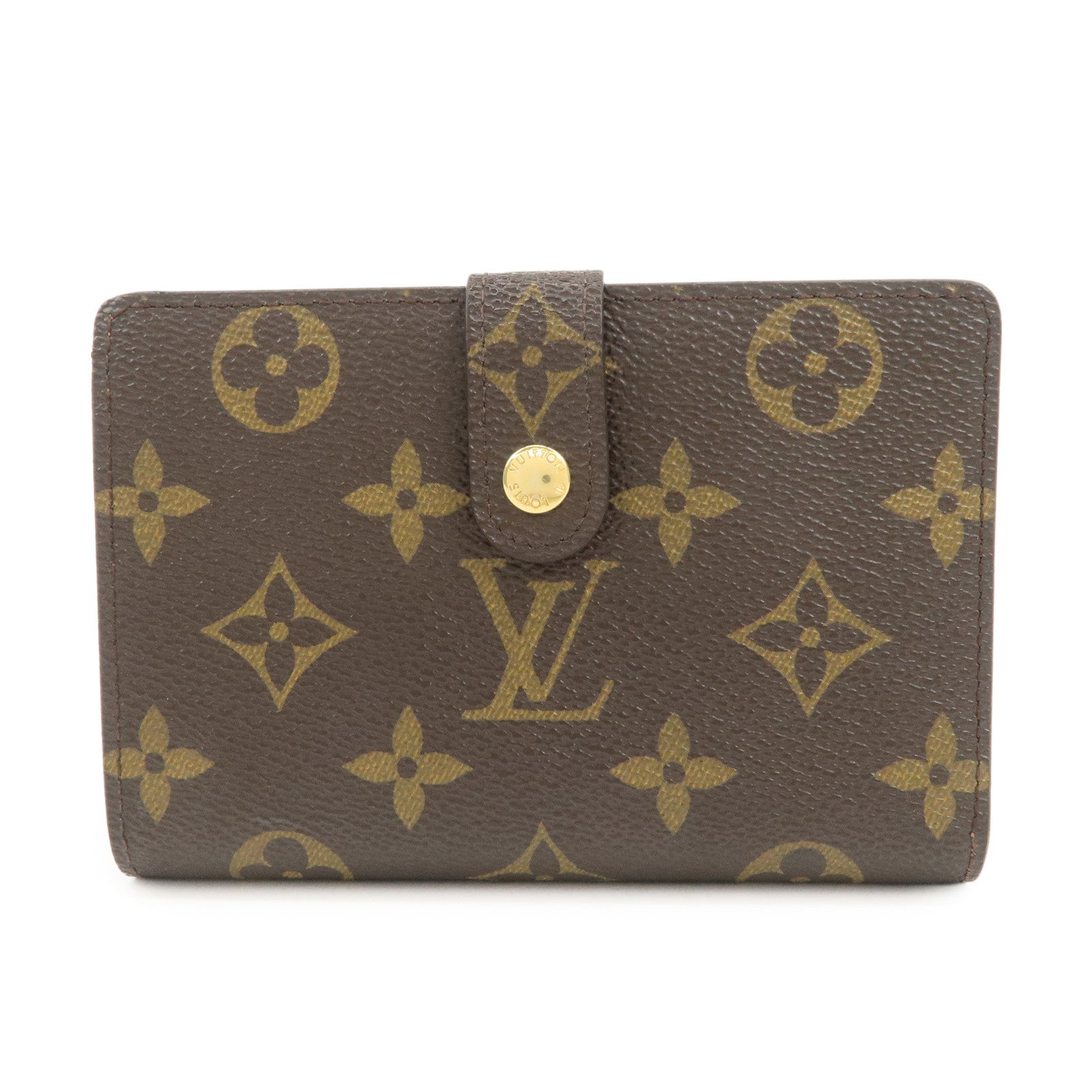 Louis Vuitton Monogram Portefeuille Viennois Wallet Brown M61674 Used