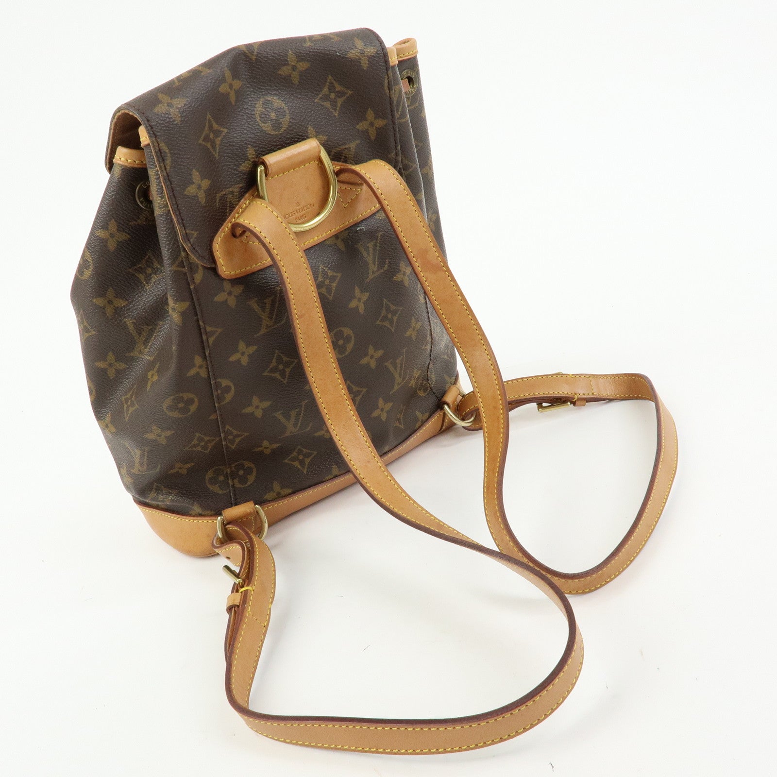 Louis Vuitton Monogram Montsouris MM Backpack Brown M51136