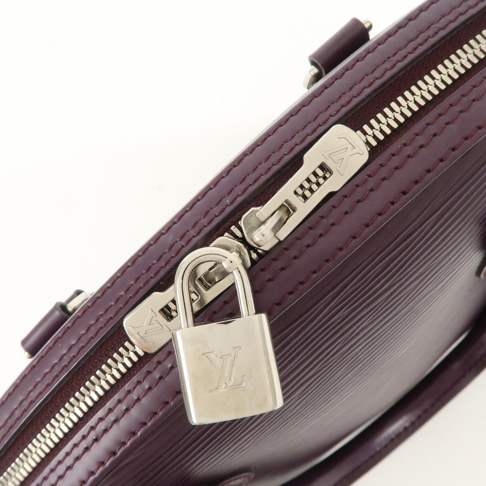 Louis Vuitton Epi Leather Jasmin Hand Bag Cassis M5285K Used