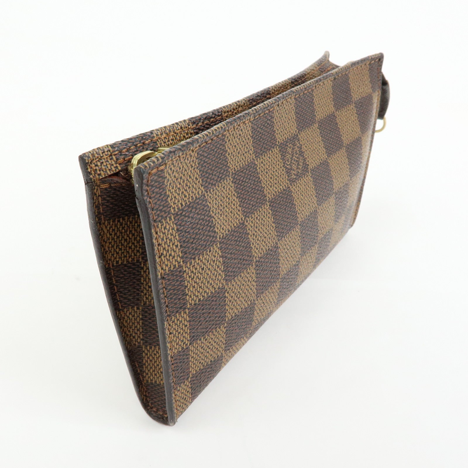 Louis Vuitton Damier Ebene Canvas Marais Bucket Pouch Cosmetic Case