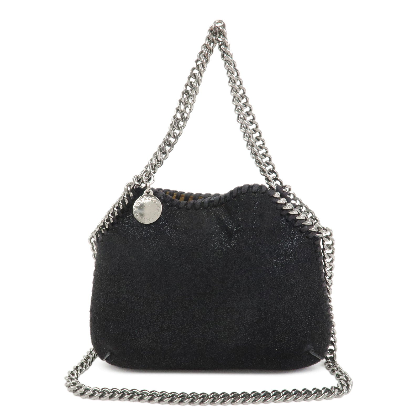 STELLA MCCARTNEY Falabella Polyester 2Way Bag Hand Bag Black