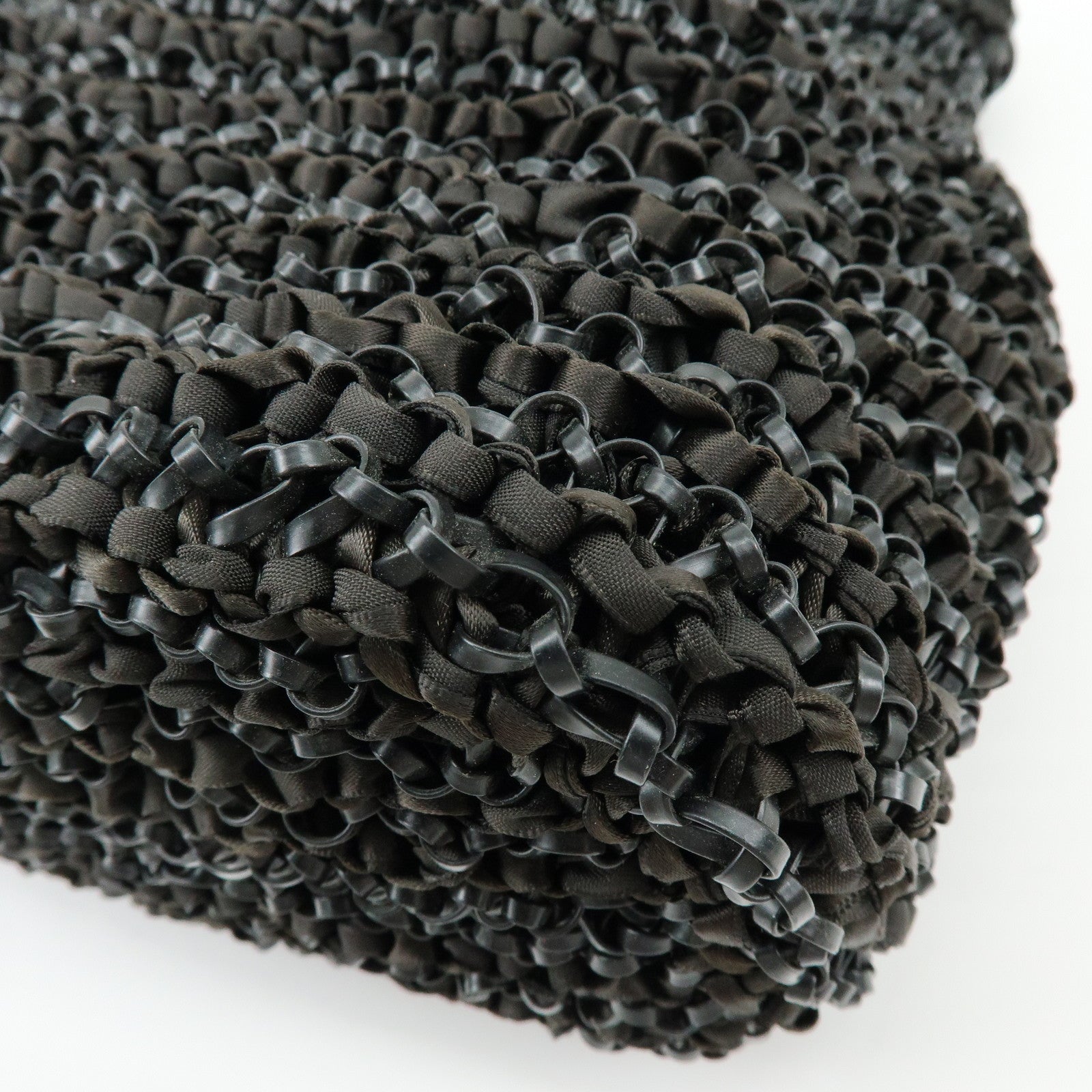 ANTEPRIMA Wire Nylon Tote Bag Hand Bag Black