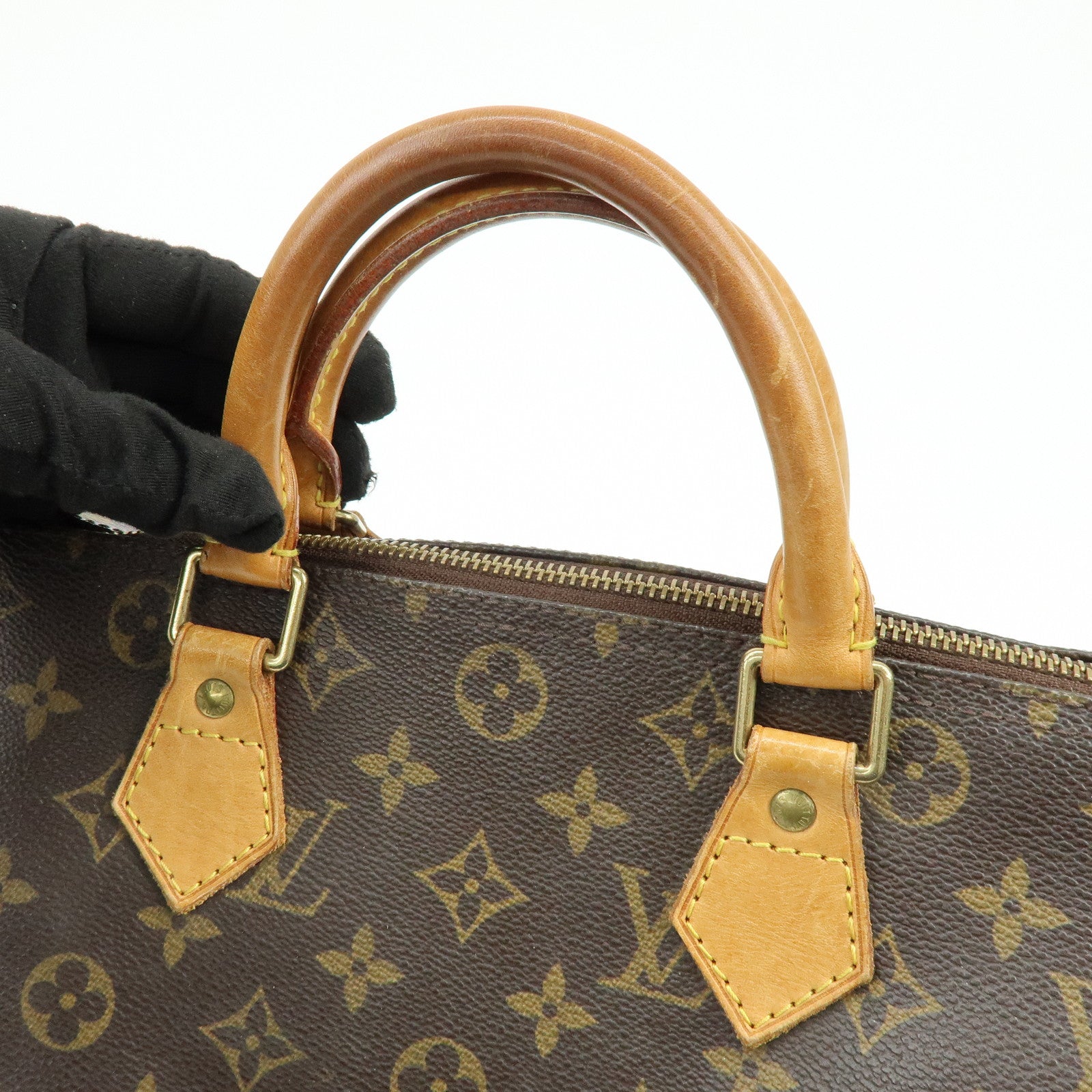 Louis Vuitton Monogram Speedy 30 Boston Bag Hand Bag Brown M41526