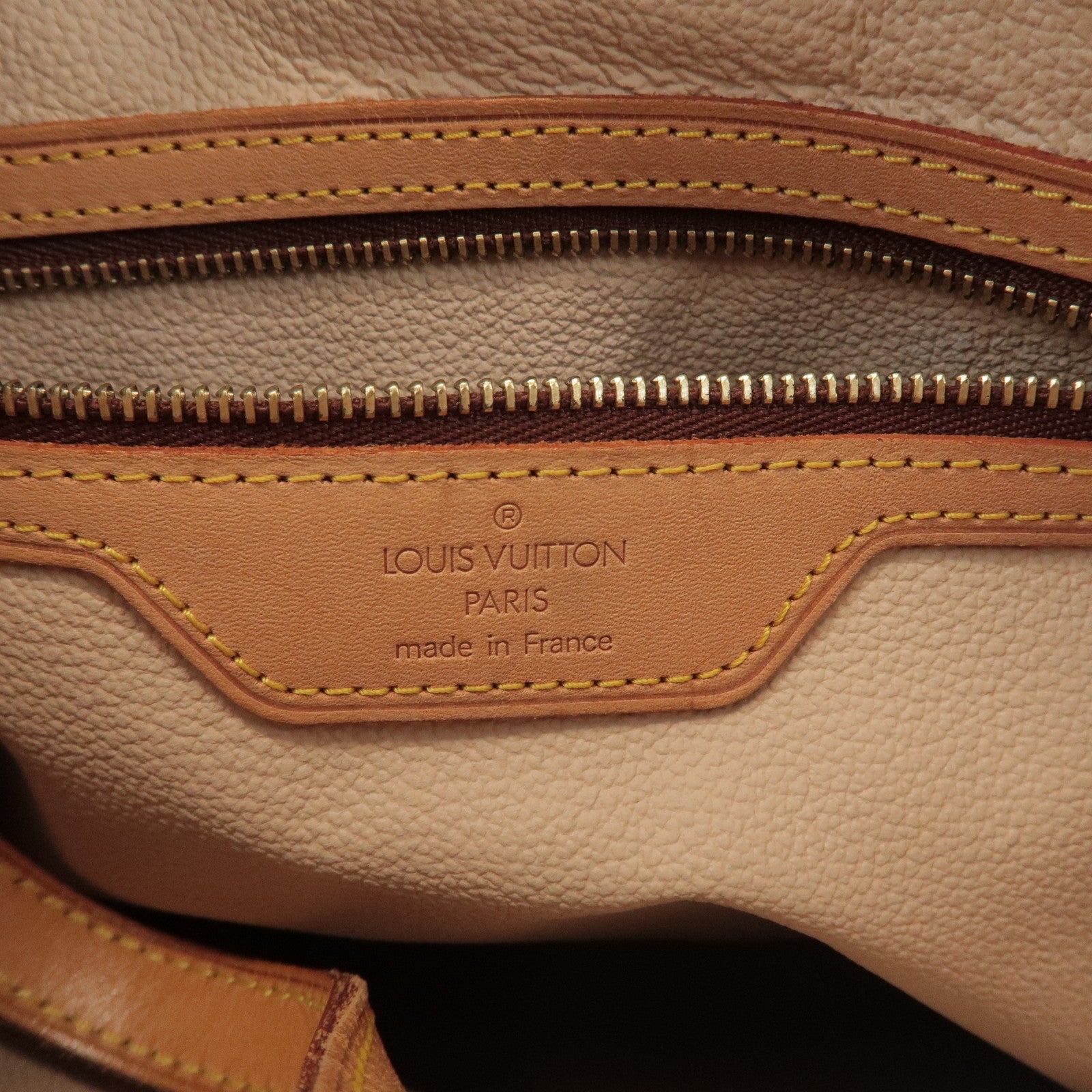 Louis Vuitton Monogram Canvas Bucket PM Hand Bag Brown M42238