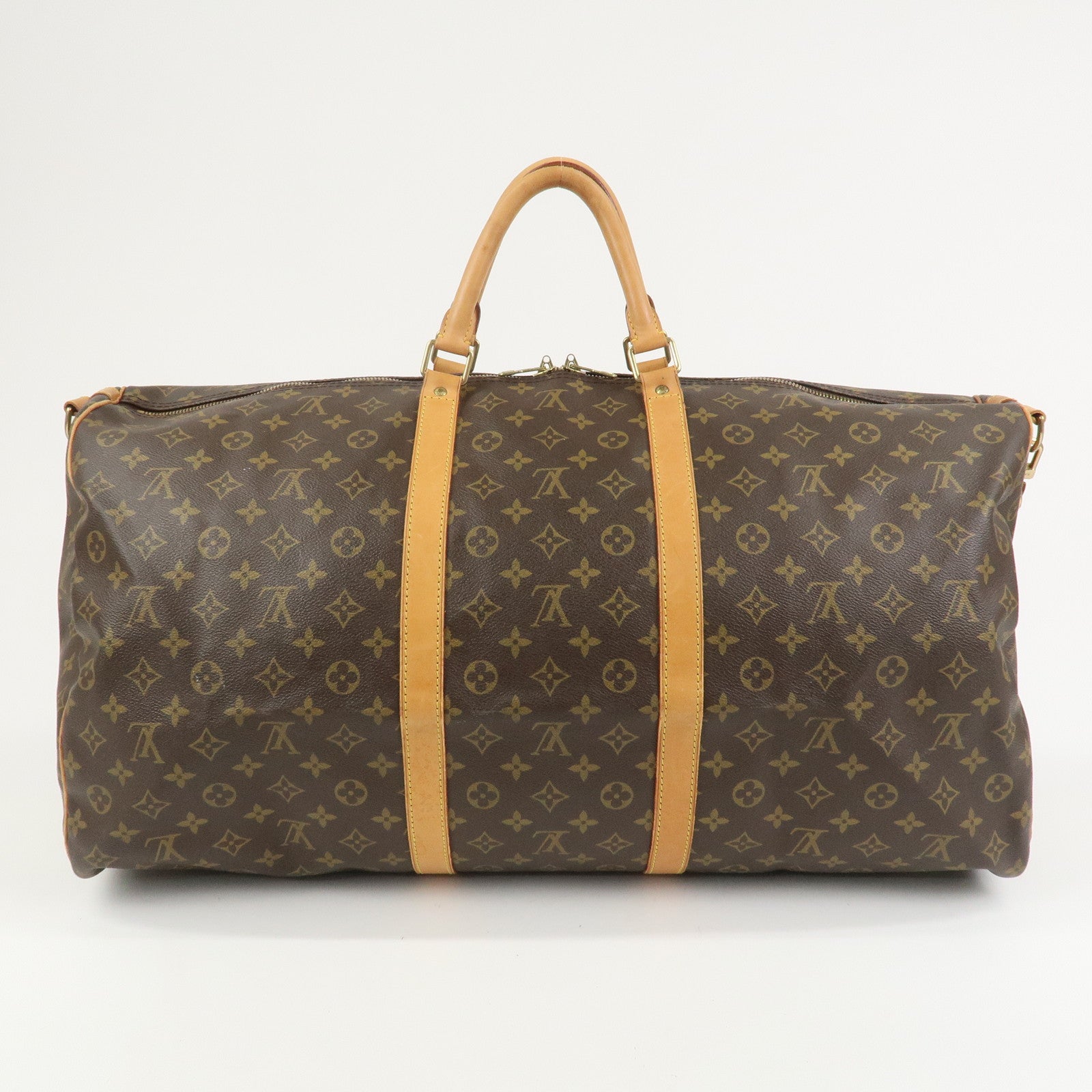 Louis Vuitton Monogram Keep All Bandouliere 60 Boston Bag M41412