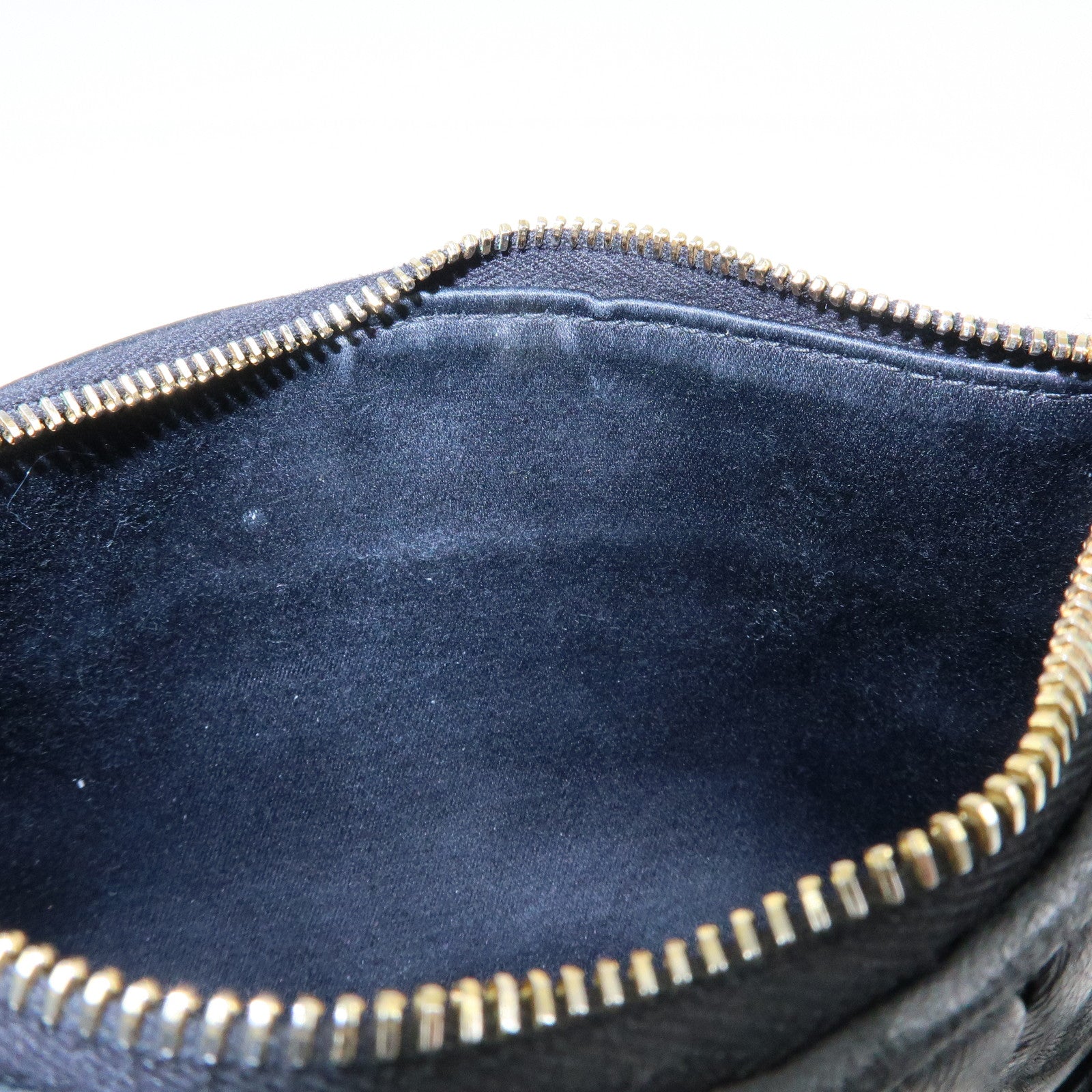 MIU MIU Matelasse Leather Gathered Shoulder Bag Crossbody Bag Black
