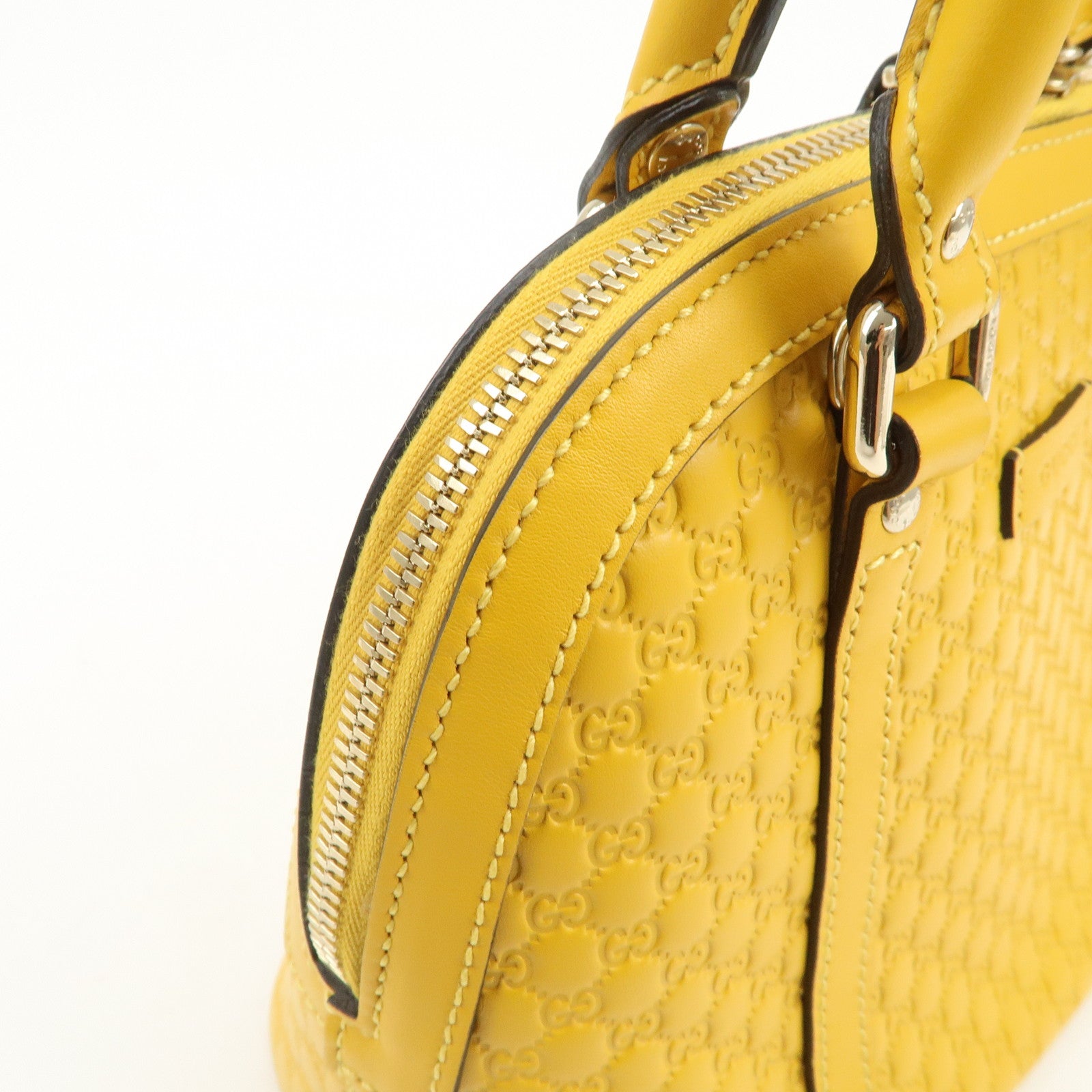 GUCCI Micro Guccissima Leather 2WayBag Hand Bag Shoulder Bag 449654