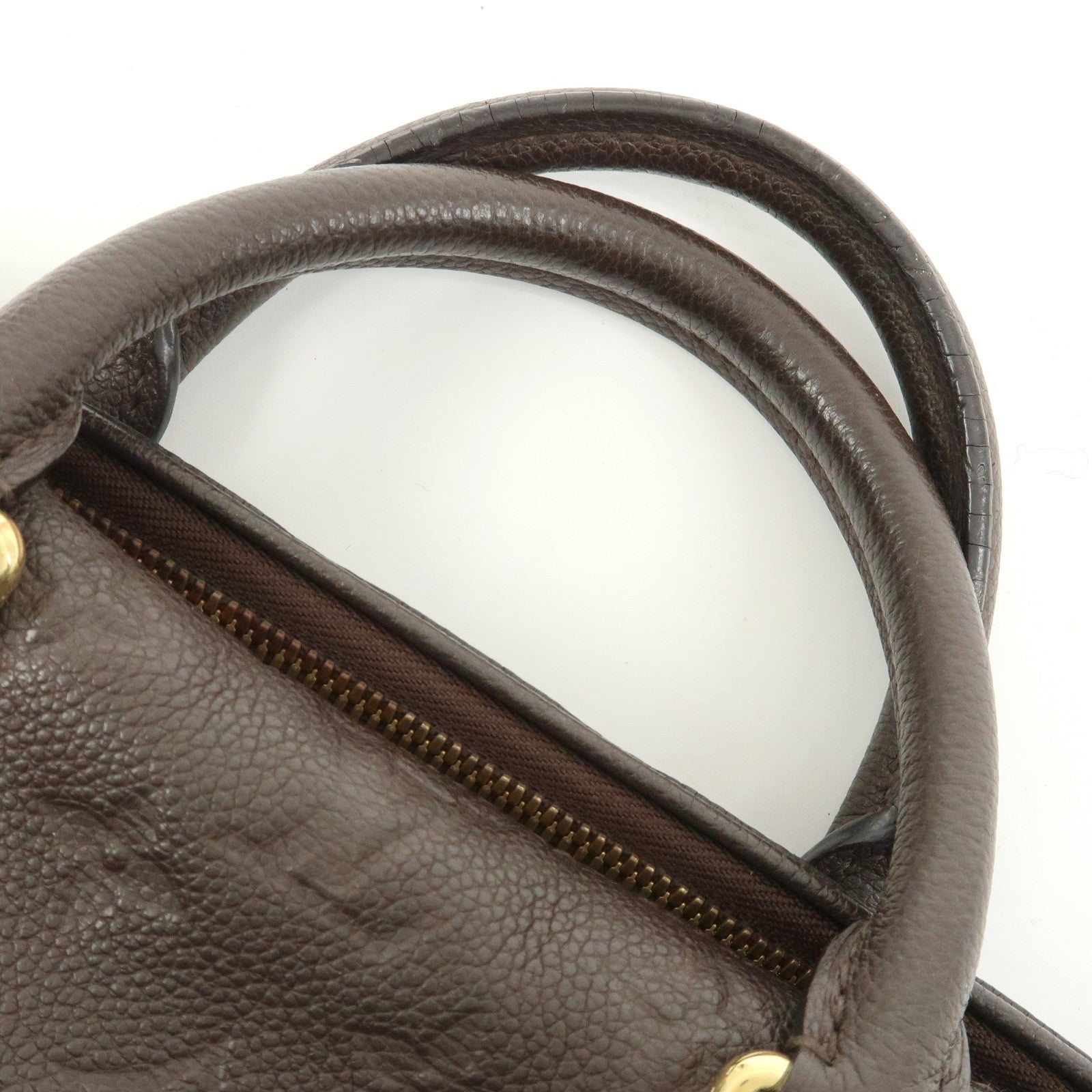 Louis Vuitton Monogram Empreinte Speedy Bandouliere 25 Terre M40761