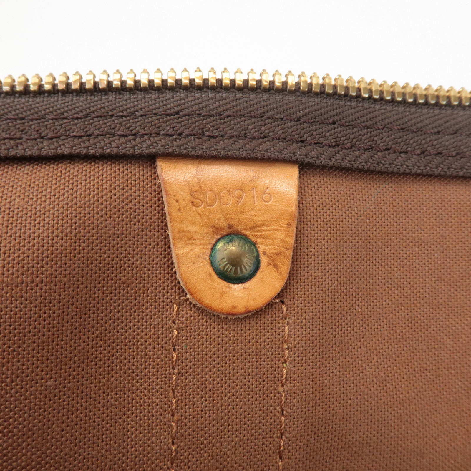 Louis Vuitton Monogram Keep All Bandouliere 55 Boston Bag Brown M41414 Used