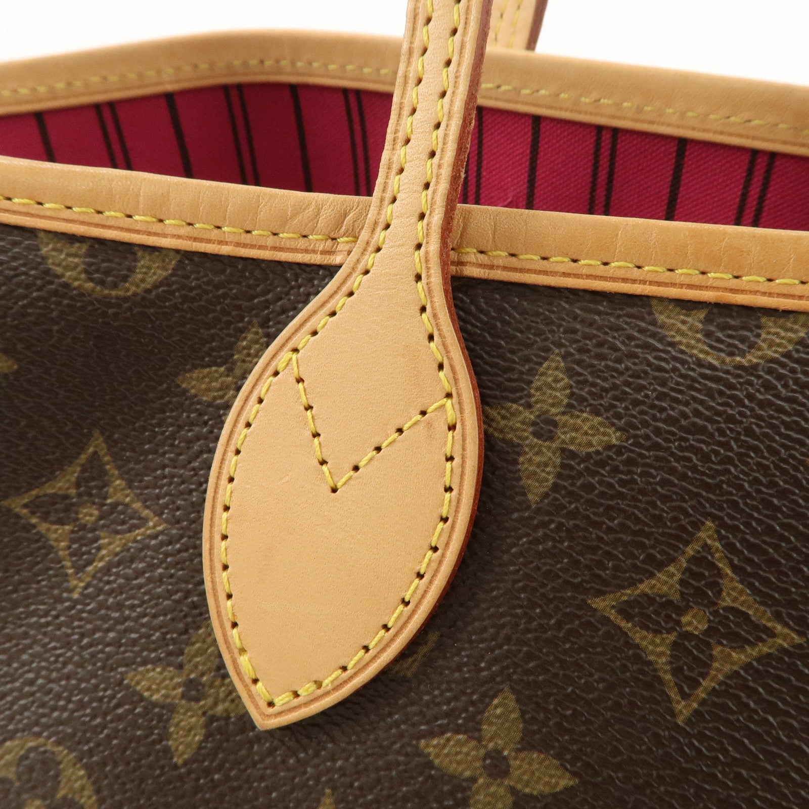 Louis Vuitton Monogram Neverfull GM Tote Bag Shoulder Bag Pivoine M41180