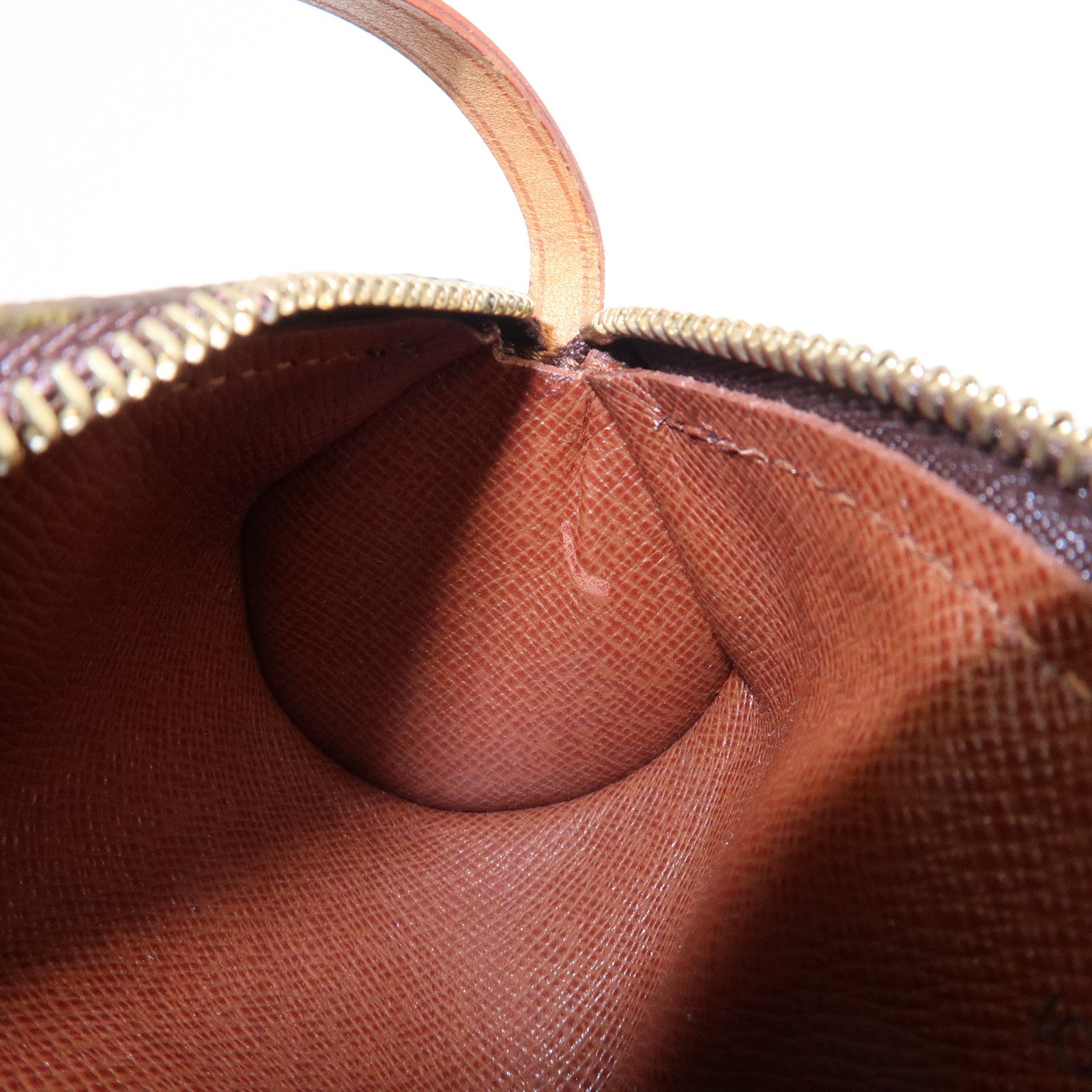 Louis Vuitton Set of 2 Monogram Mini Pouch for Papillon Bag Brown Used