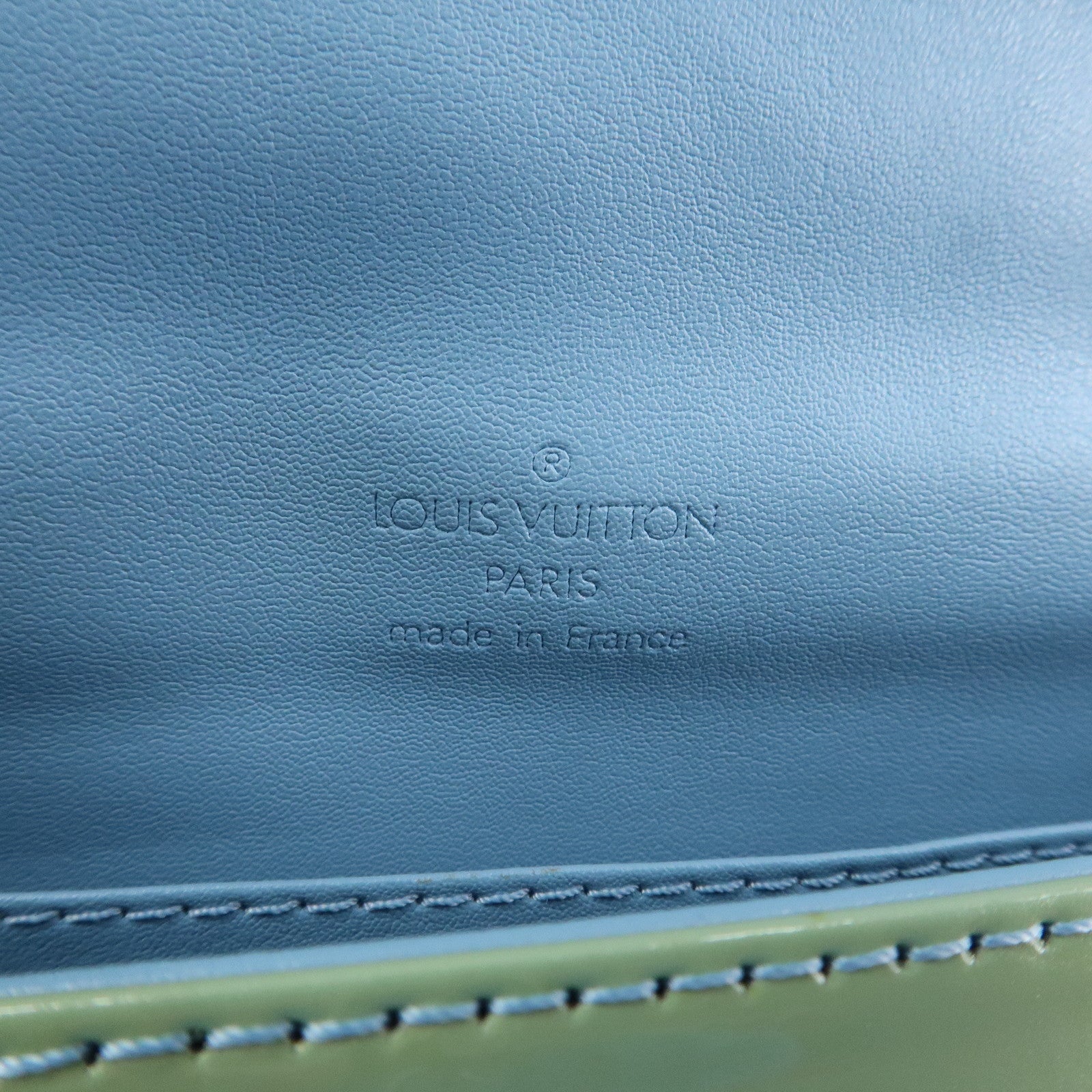 Louis Vuitton Vernis Thompson Street Shoulder Bag Baby Blue M91008