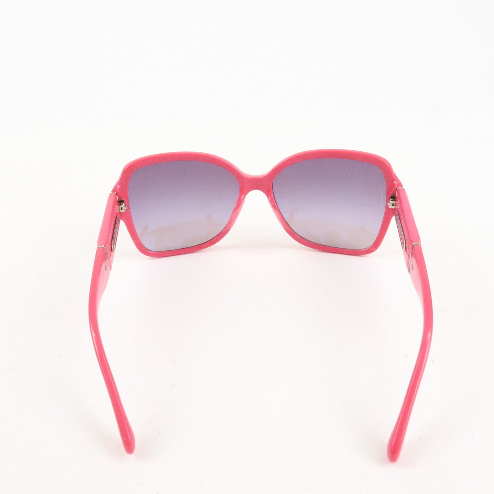 CHANEL Plastic Side COCO Mark Sunglasses Pink 1349/3P Used