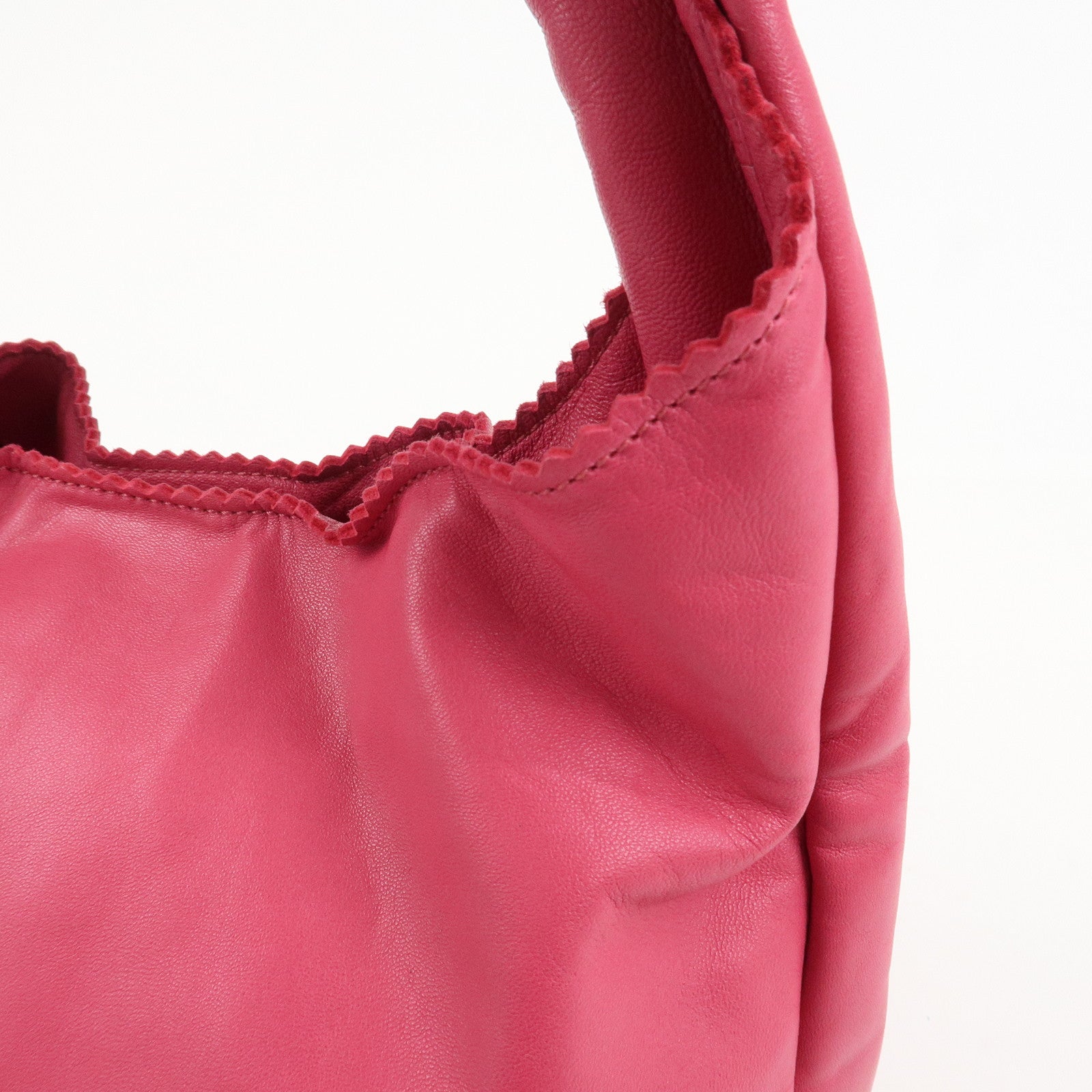 LOEWE Anagram Nappa Leather Viento 30 One Shoulder Bag Pink
