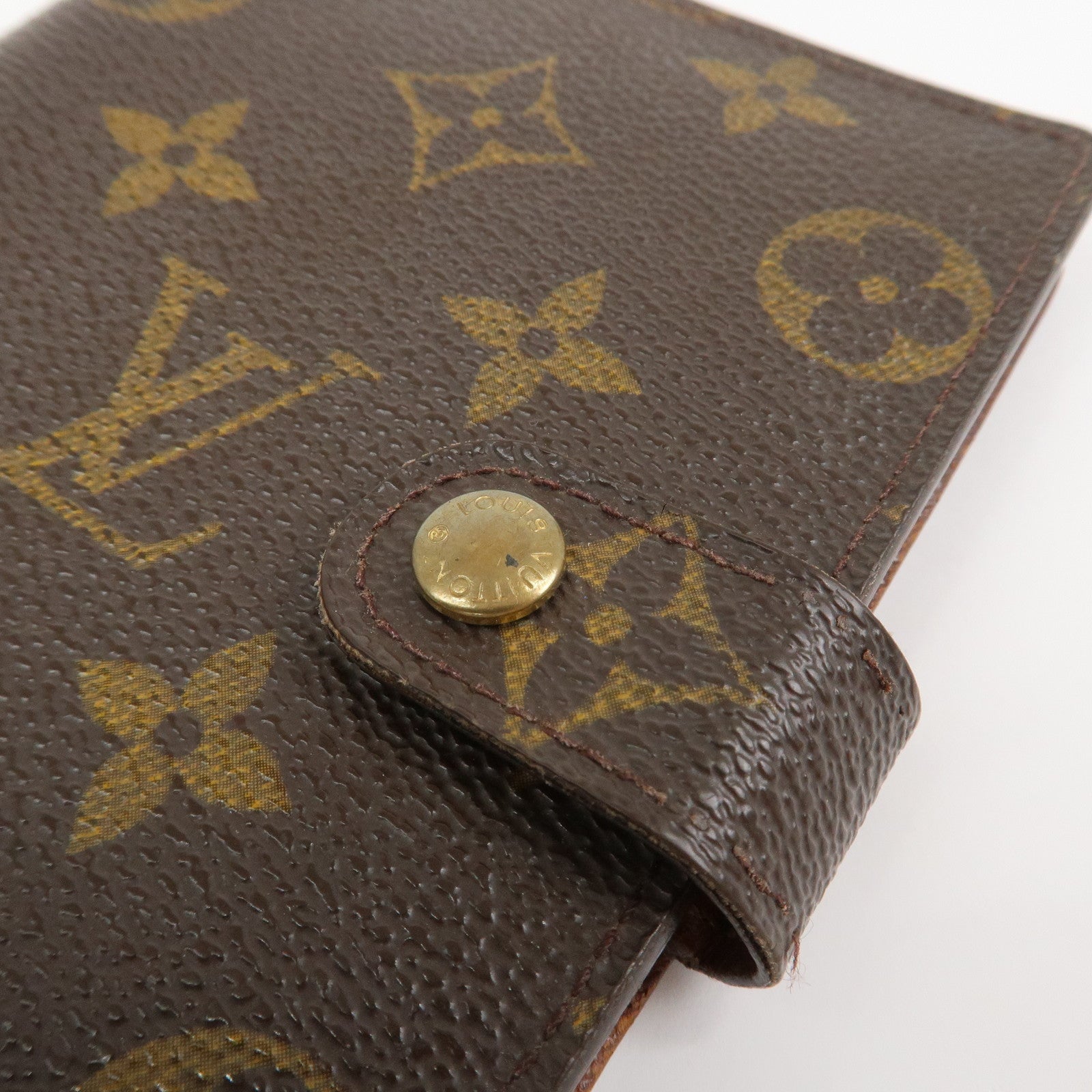 Louis Vuitton Monogram Agenda PM Planner Cover Brown R20005