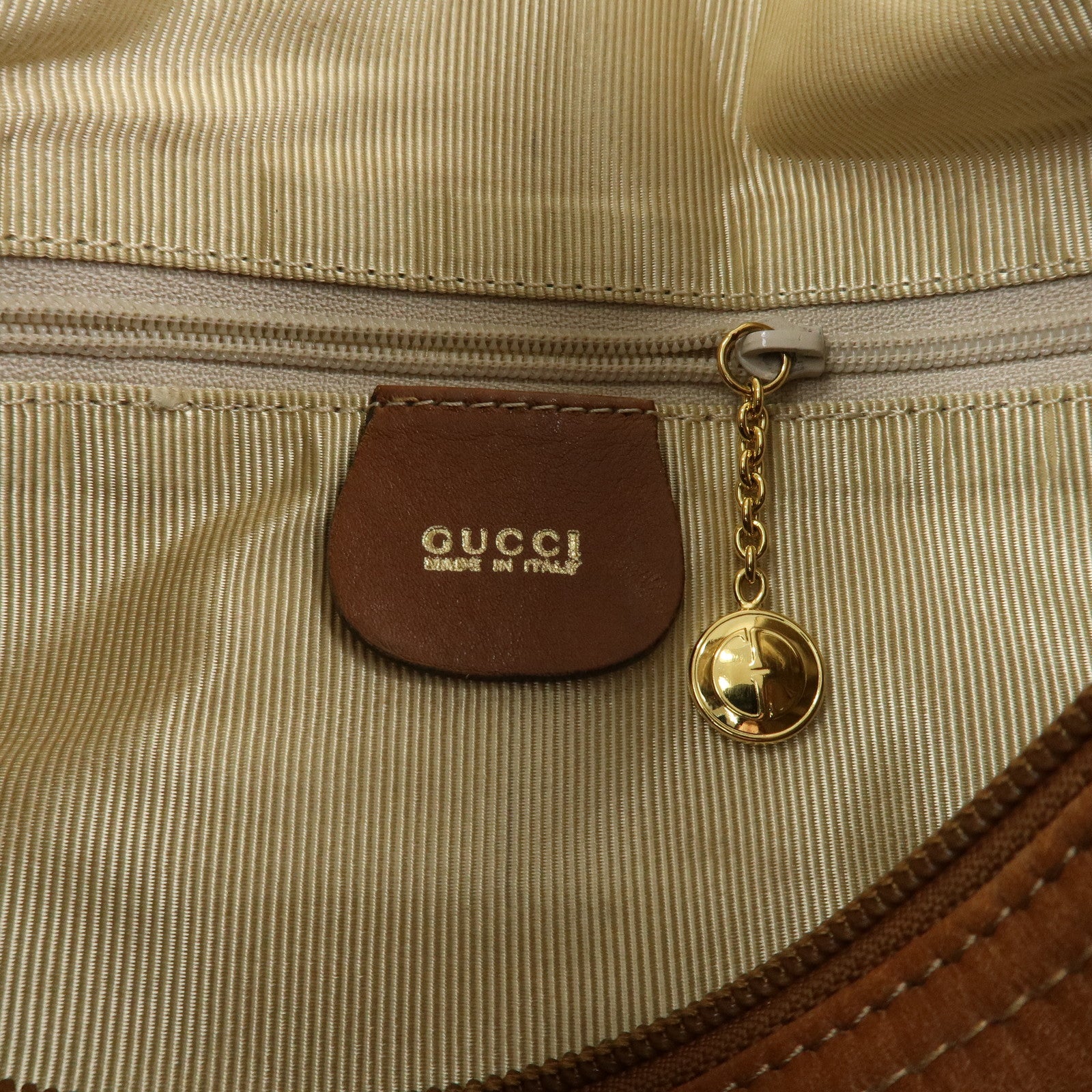 GUCCI Horsebit Leather Shoulder Bag Crossbody Bag 01.090.1411