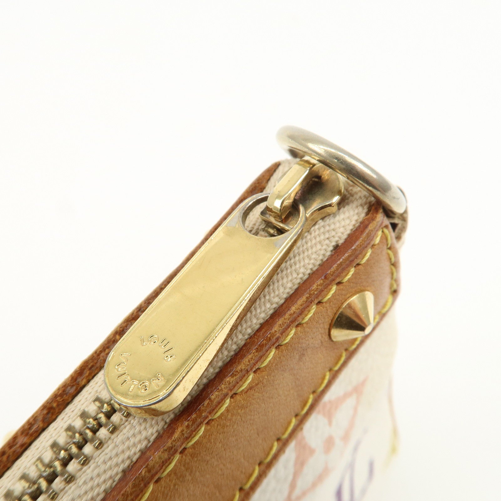 Louis Vuitton Monogram Multicolor Pochette Accessoires Blanc M92649