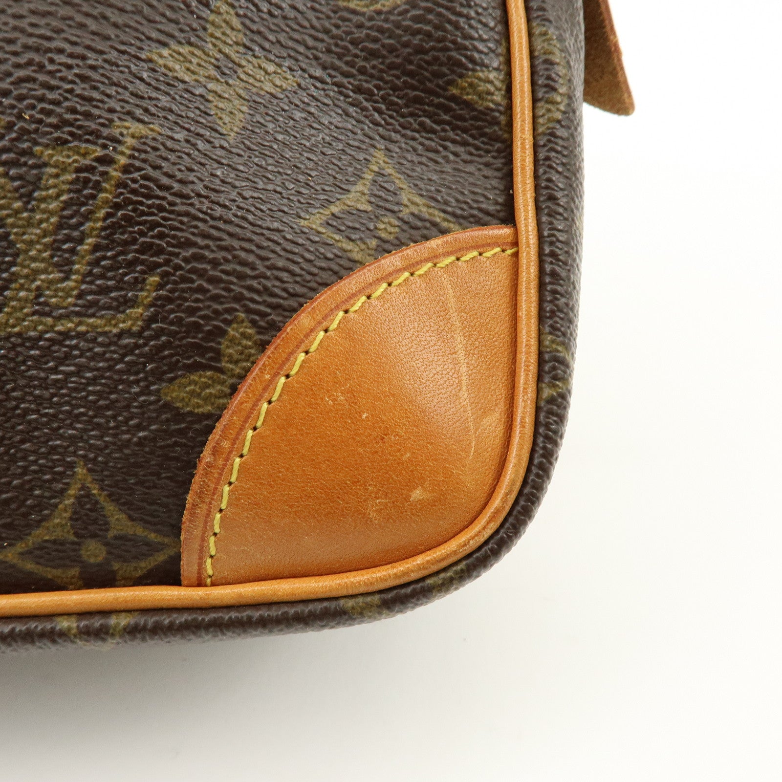 Louis Vuitton Monogram Compiegne 28 Pouch Clutch Bag Brown M51845