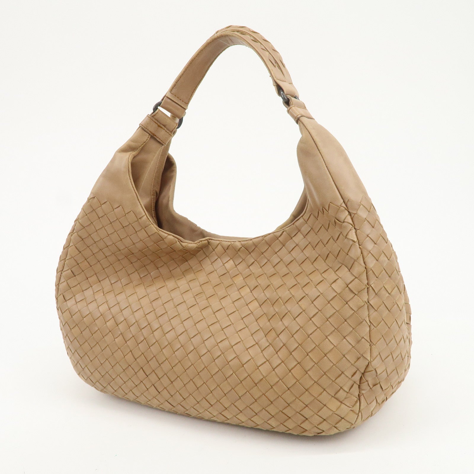 BOTTEGA VENETA Intrecciato Campana Medium Shoulder Bag 125787