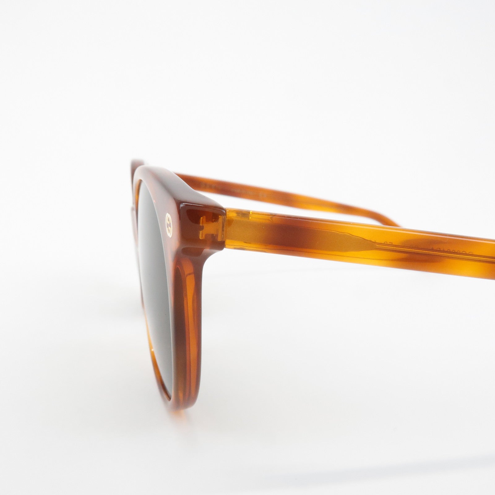 GUCCI Interlocking G Plastic Sunglasses Brown GG0091SA 53□18-145 Used