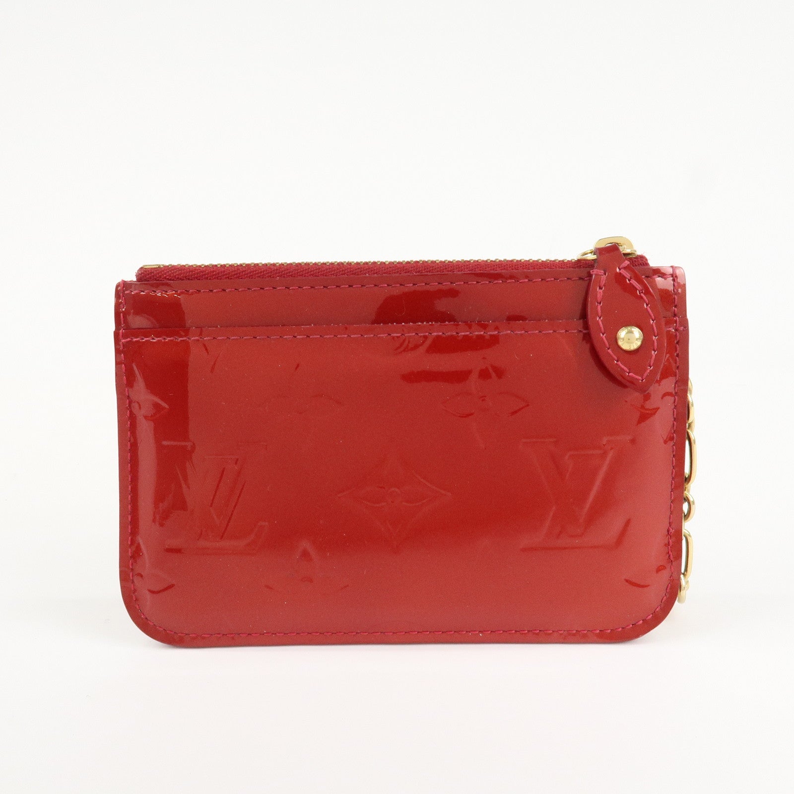 Louis Vuitton Monogram Vernis Pochette Cles NM Coin Case M93559 Used
