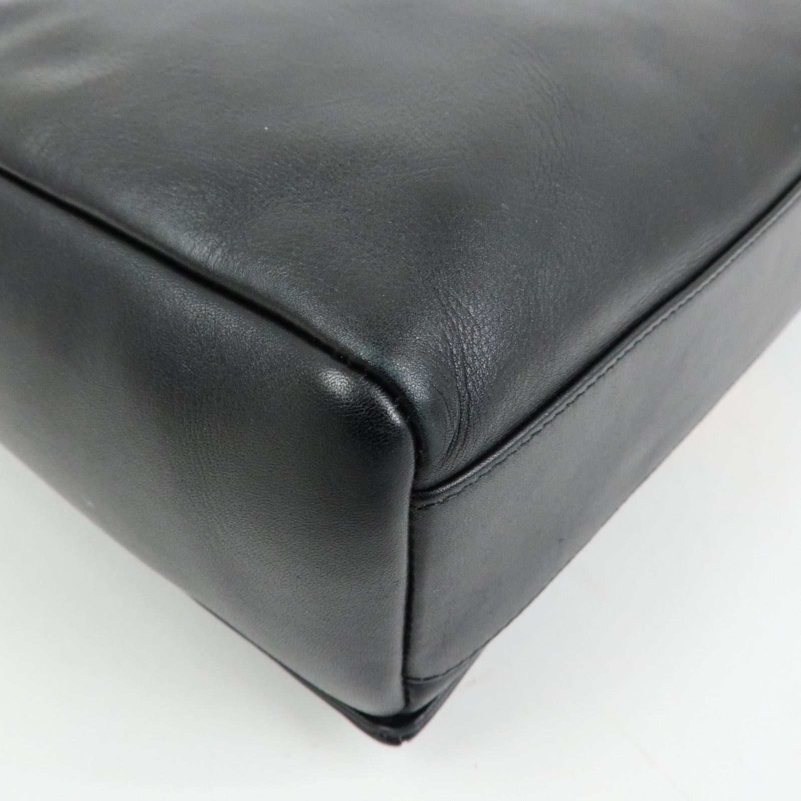 Ferragamo Gancini Calf Hair Leather Shoulder Crossbody Bag Black